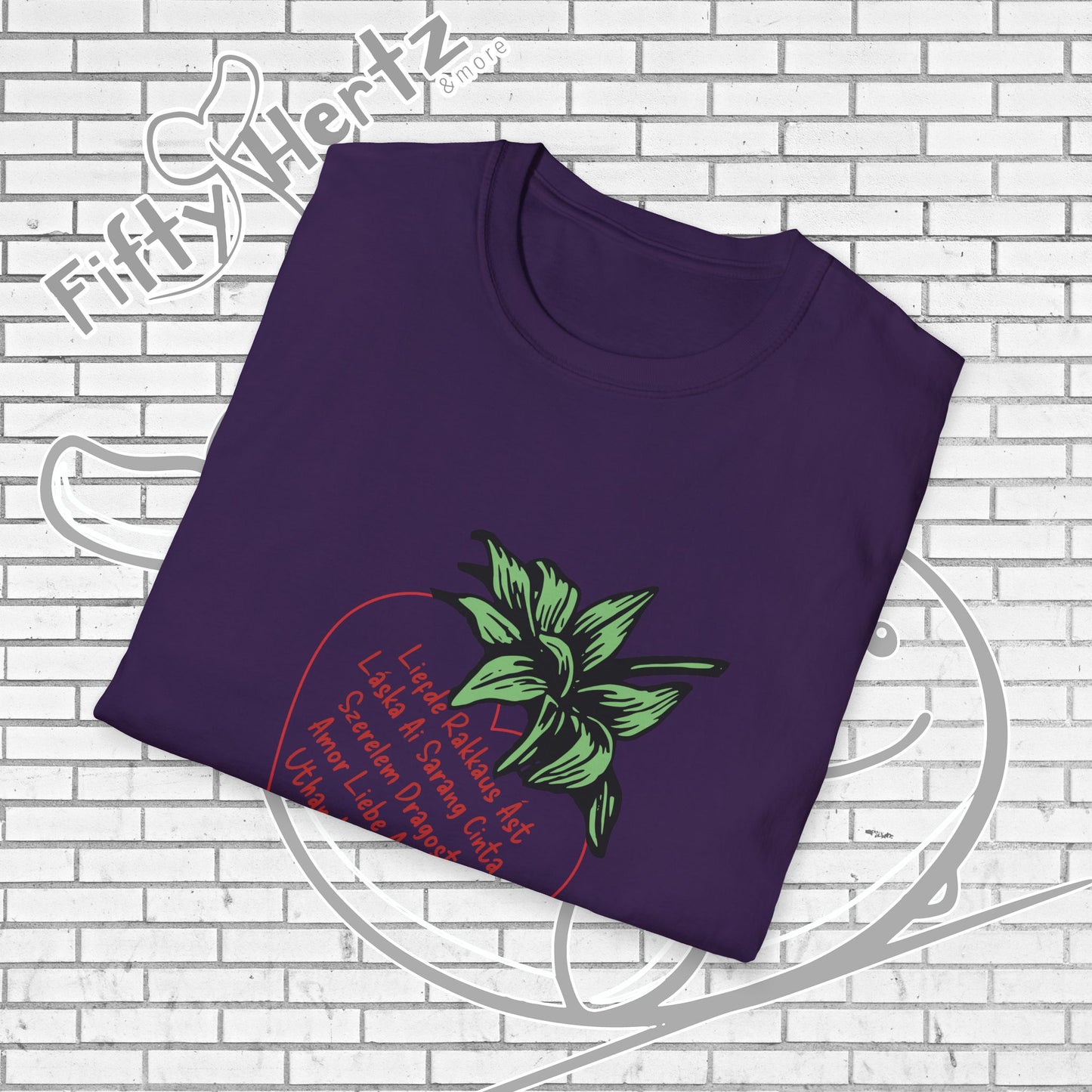 Strawberry Love Unisex T-Shirt