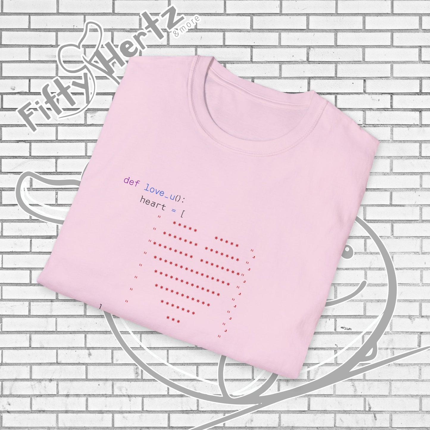 Coding for LOVE (Light) Unisex T-Shirt