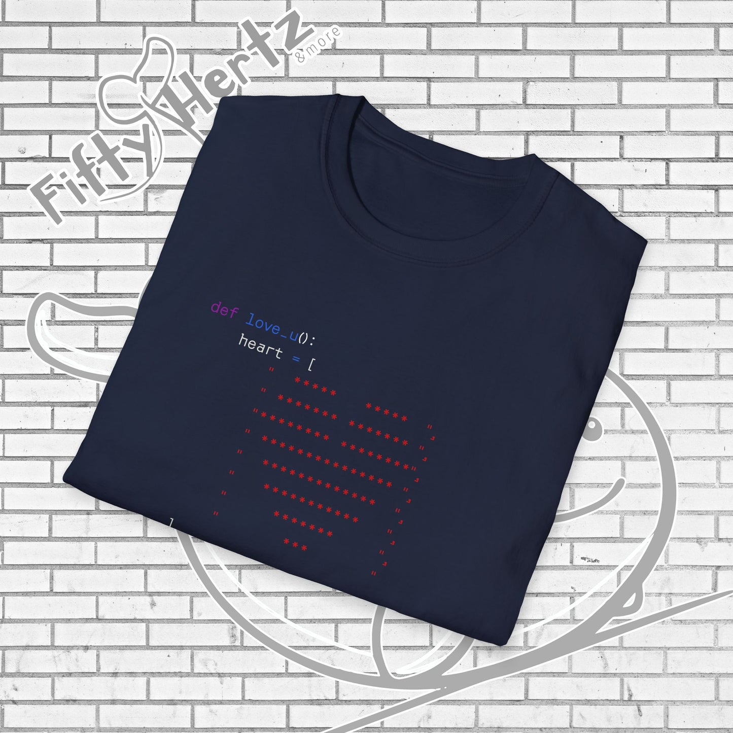 Coding for LOVE (Dark) Unisex T-Shirt
