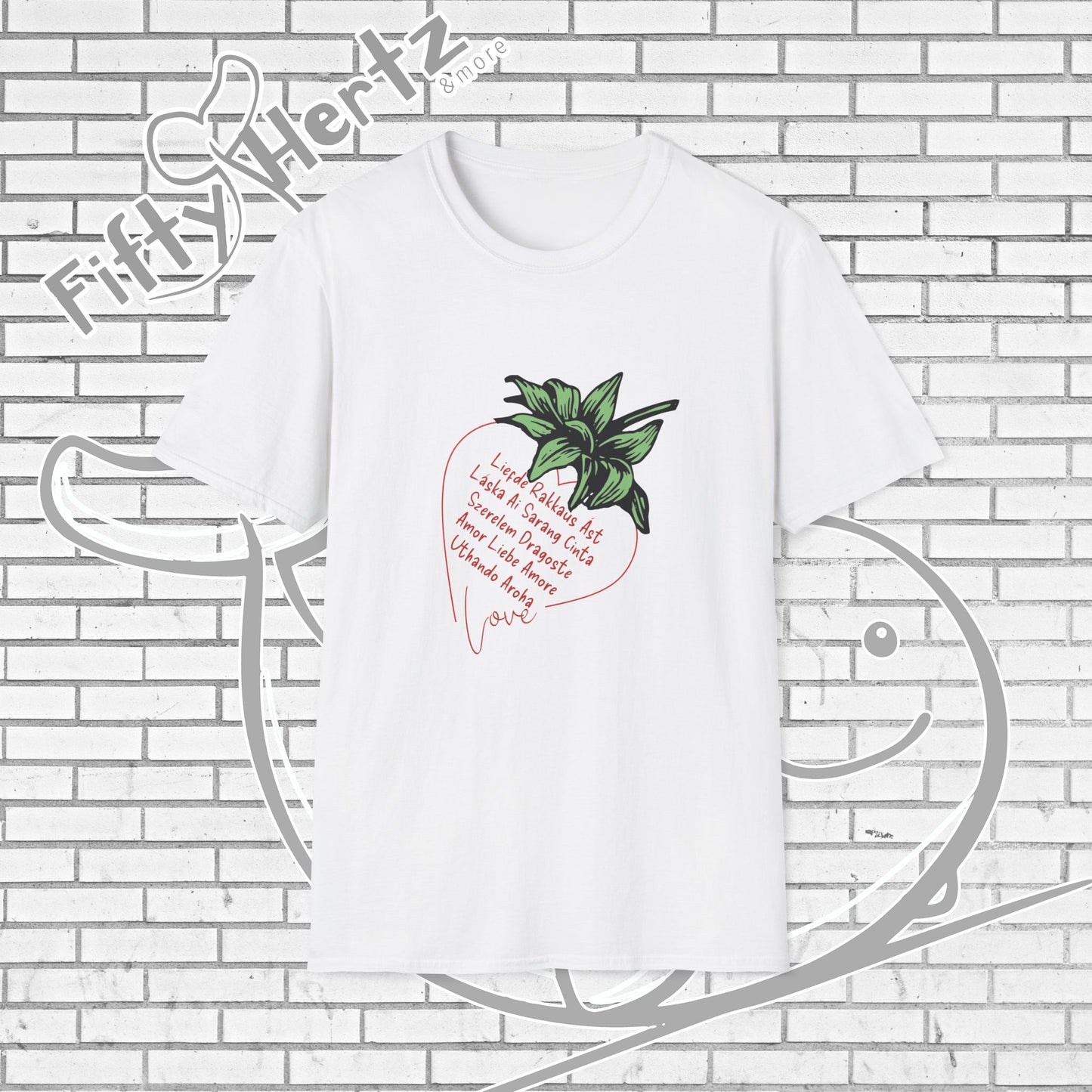 Strawberry Love Unisex T-Shirt
