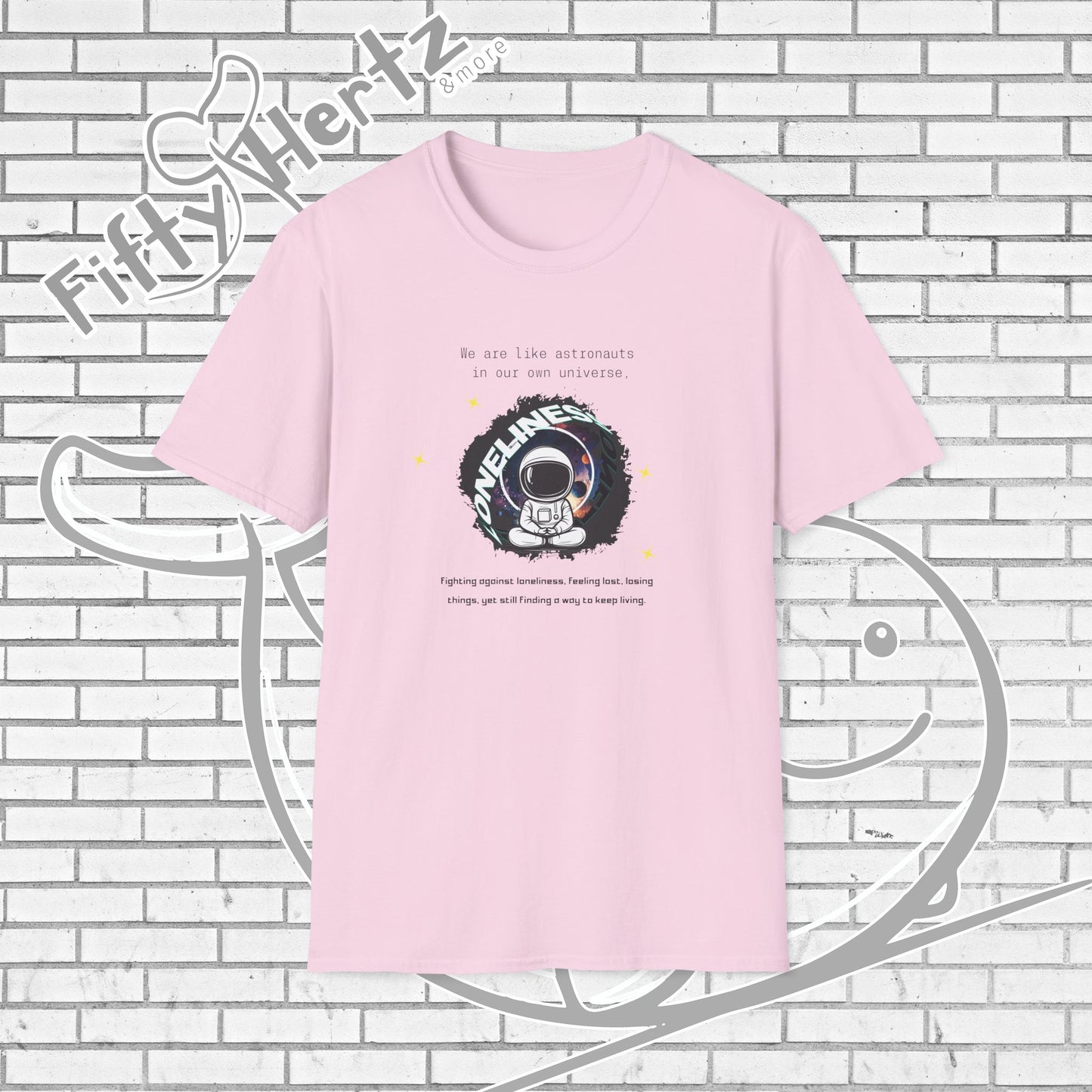 Lonely Universe (Light) Unisex T-shirt