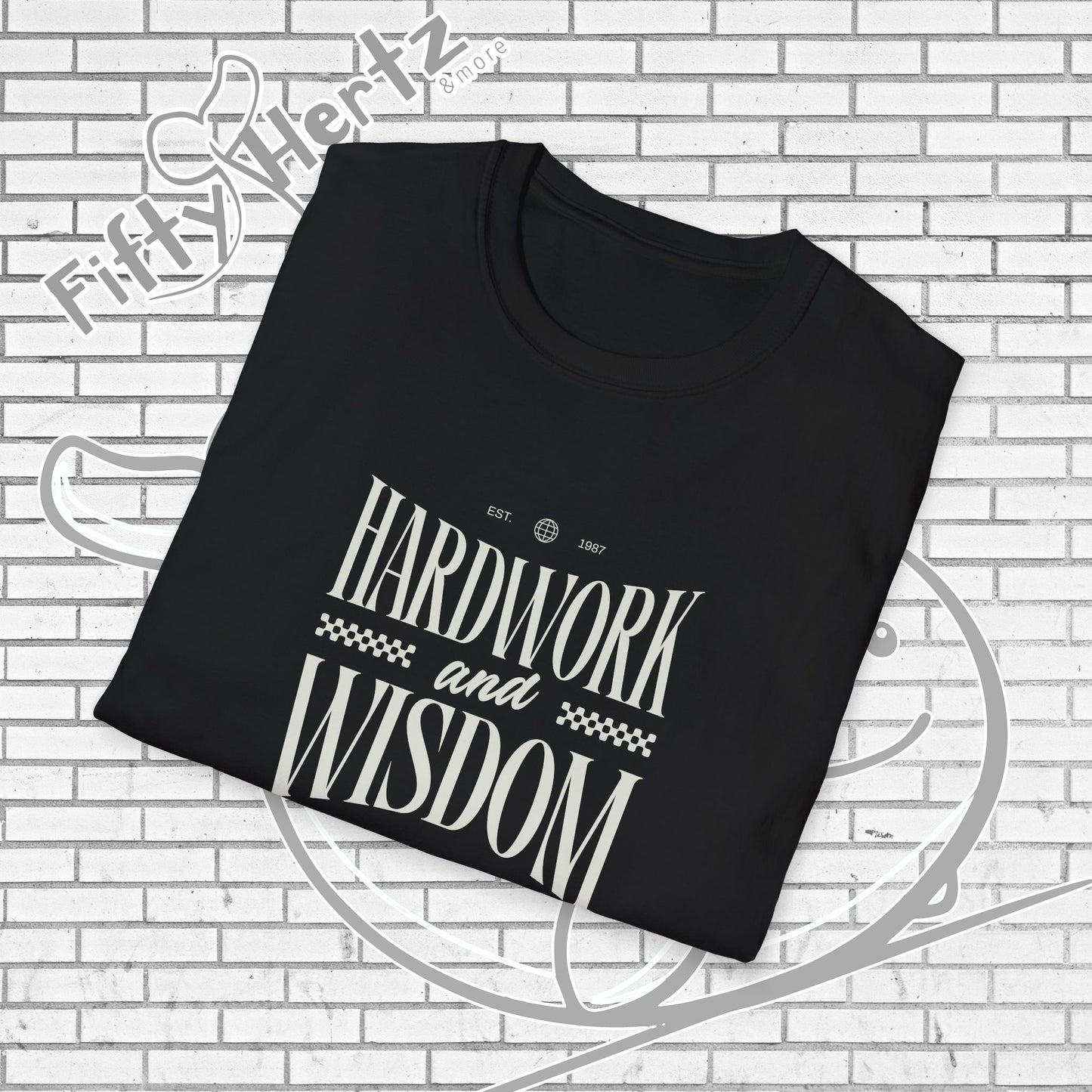 Hardwork & Wisdom (Dark) Unisex T-Shirt