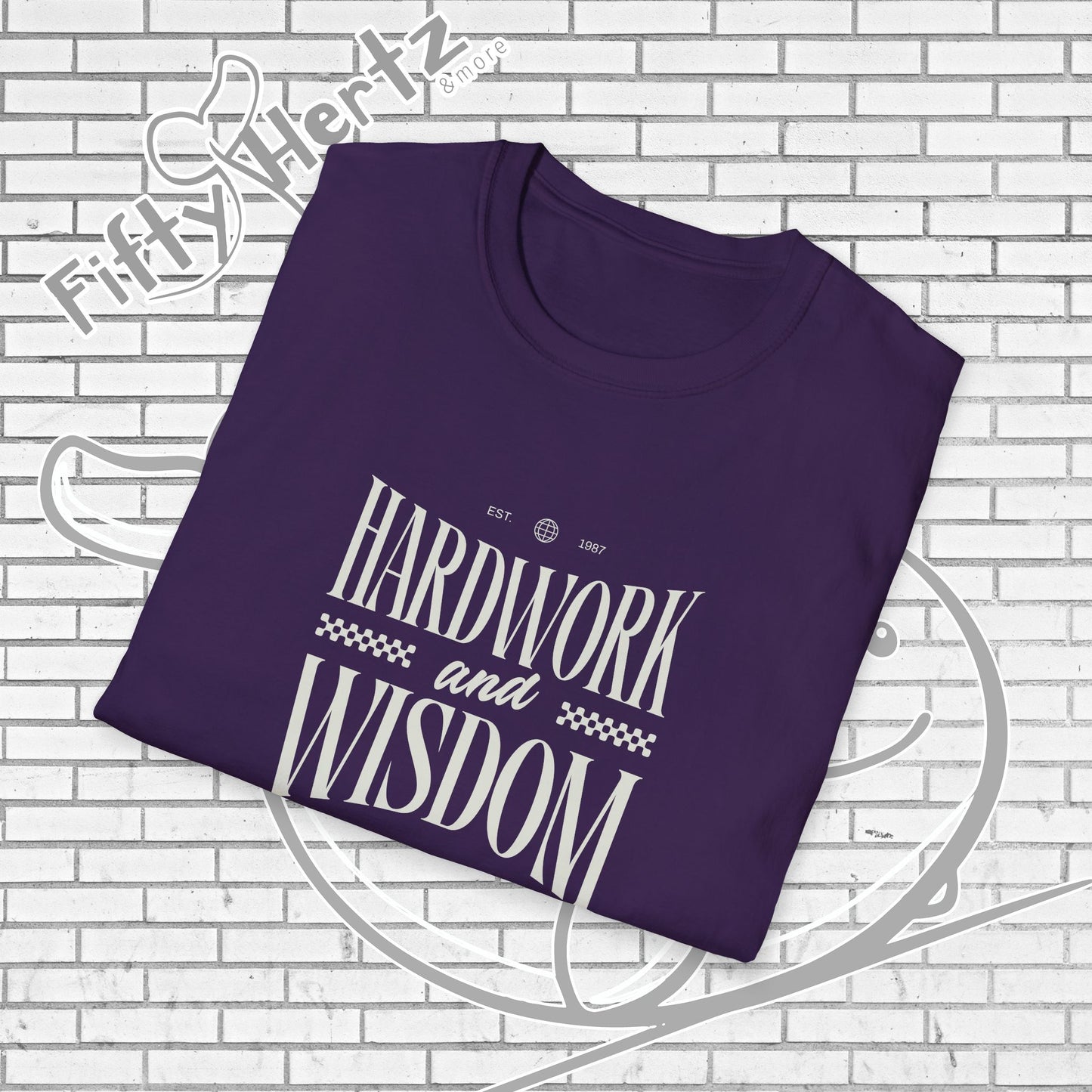 Hardwork & Wisdom (Dark) Unisex T-Shirt