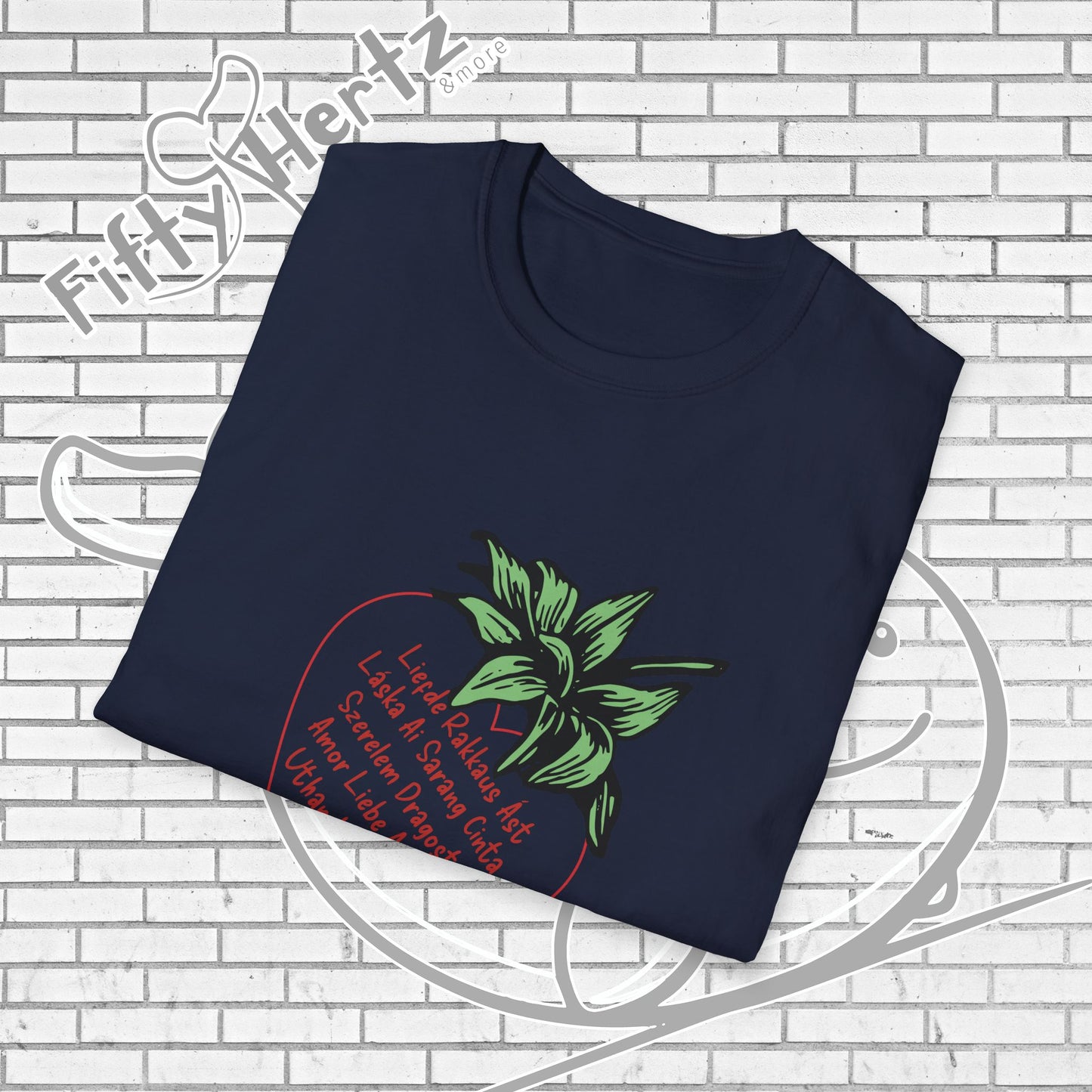 Strawberry Love Unisex T-Shirt