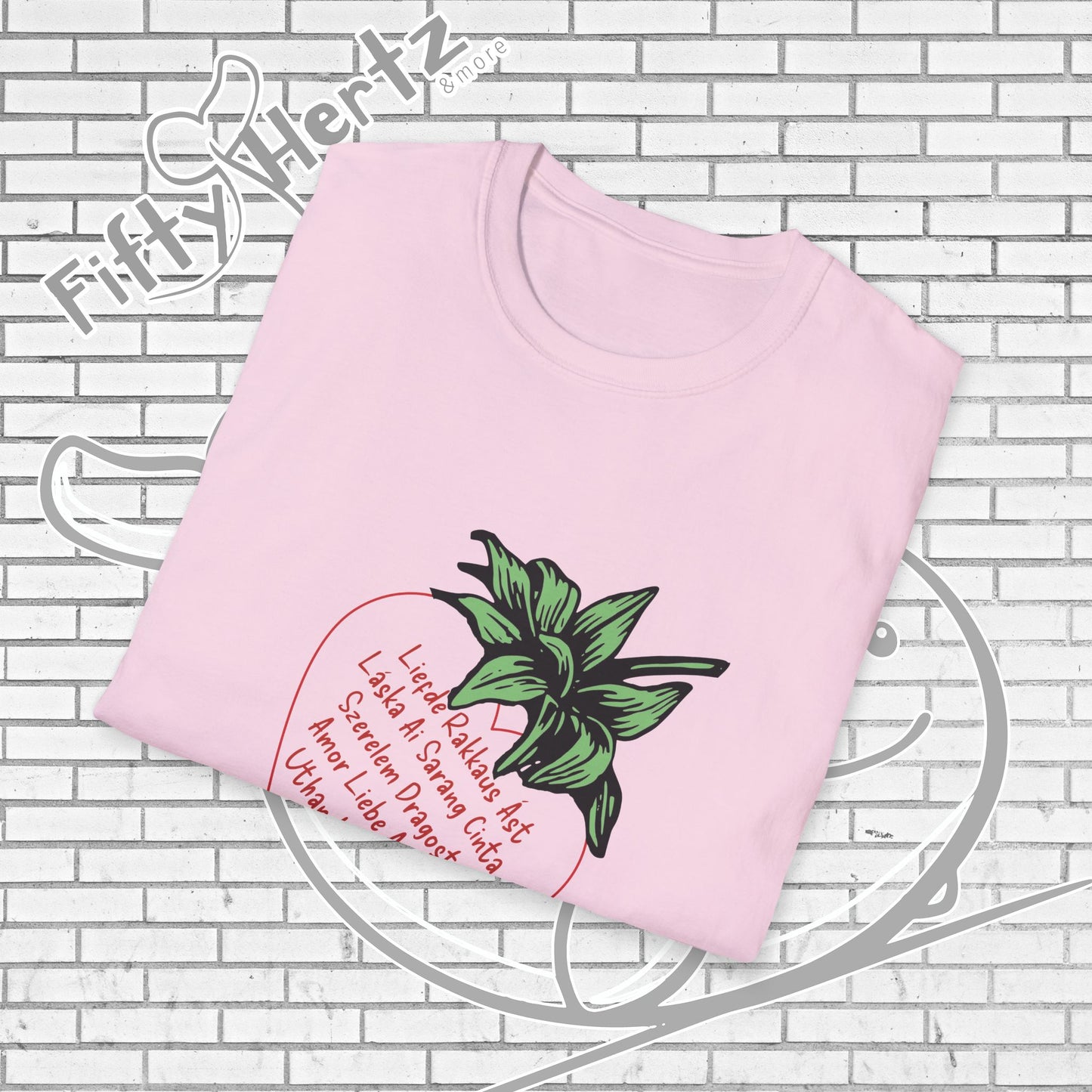 Strawberry Love Unisex T-Shirt