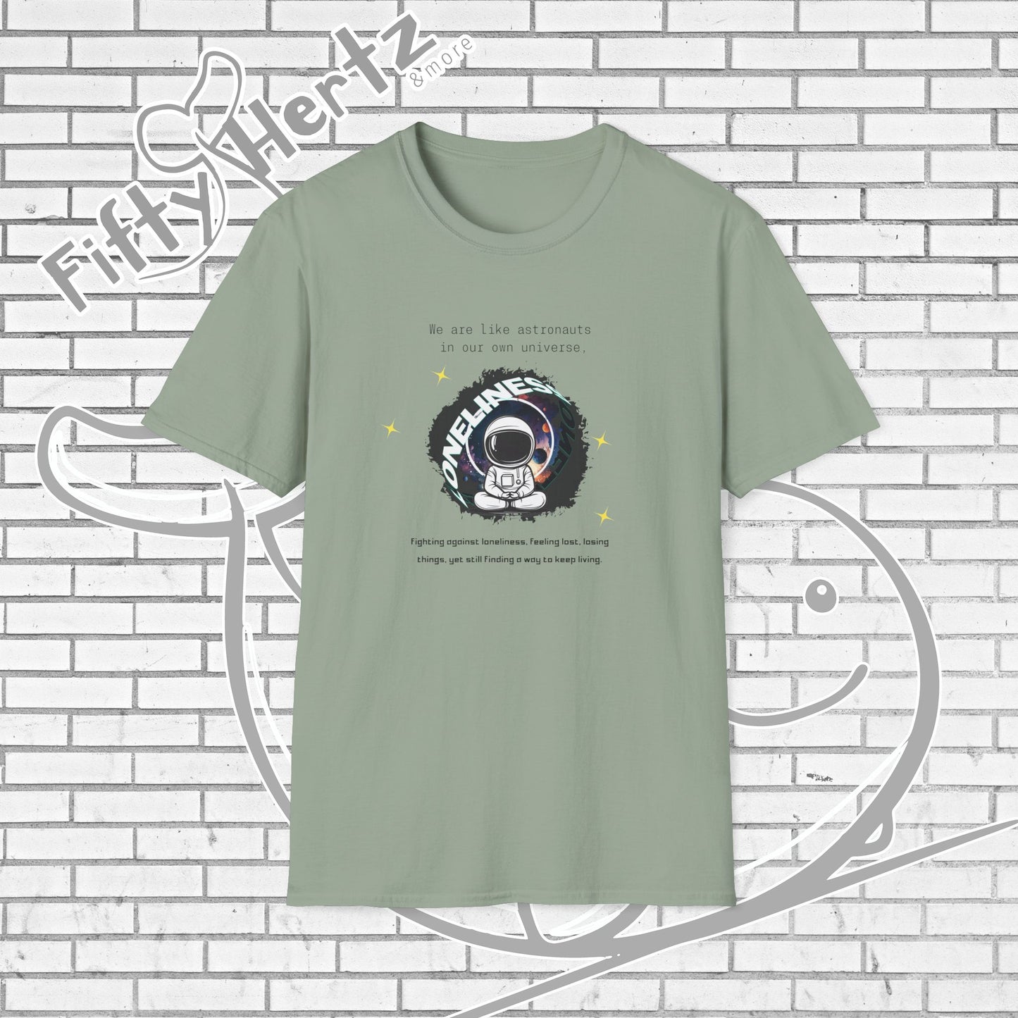 Lonely Universe (Light) Unisex T-shirt