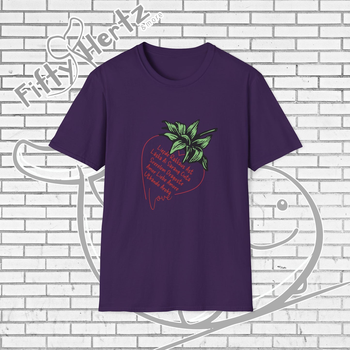 Strawberry Love Unisex T-Shirt