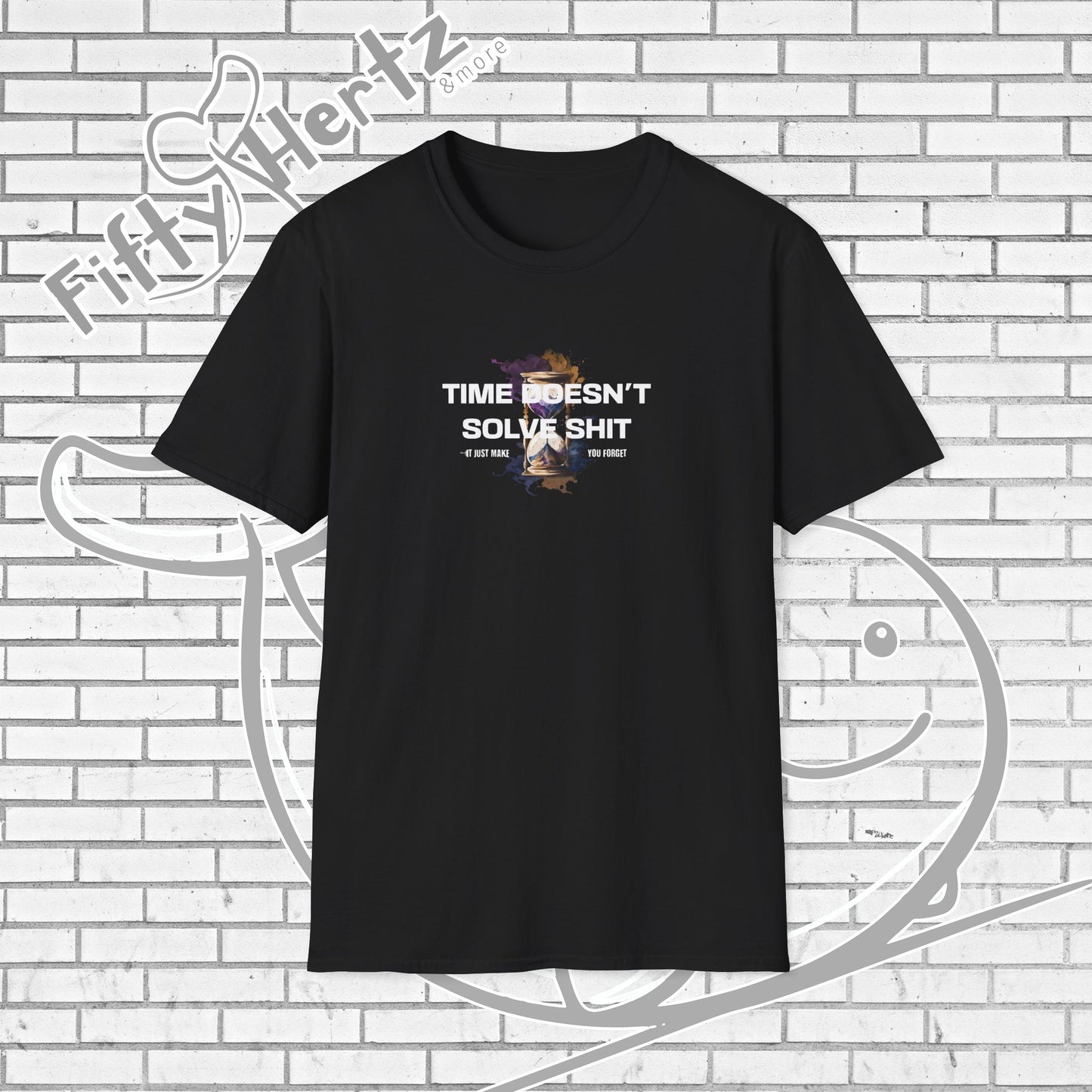 Time doesn't Solve (Dark) Unisex T-Shirt
