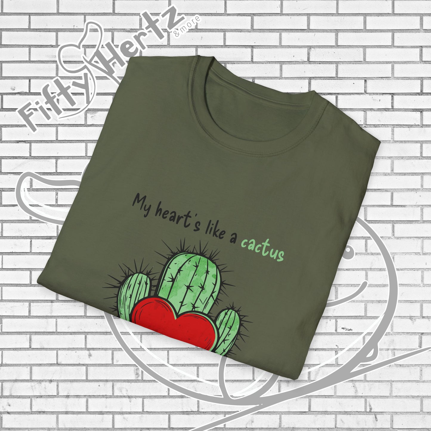Heart's like a Cactus Unisex T-Shirt