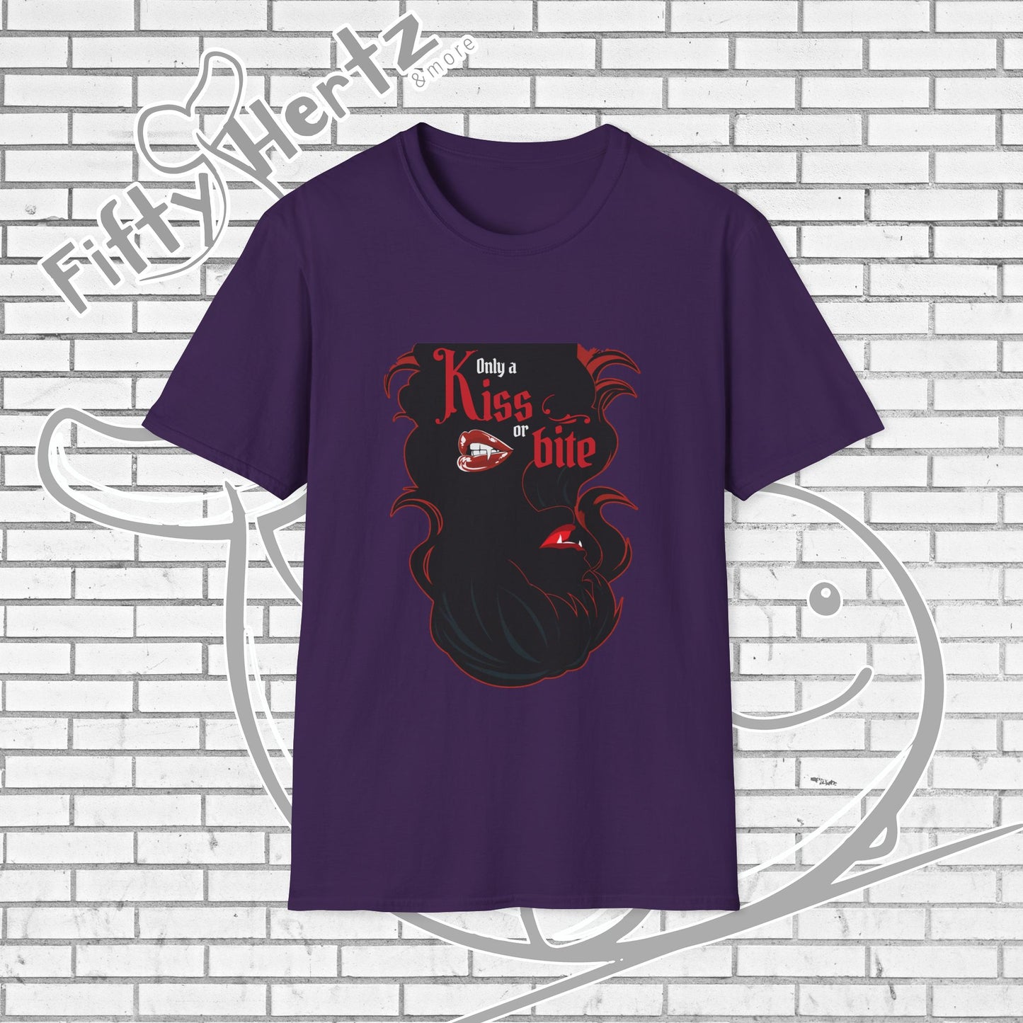 Kiss OR bite? Unisex T-Shirt
