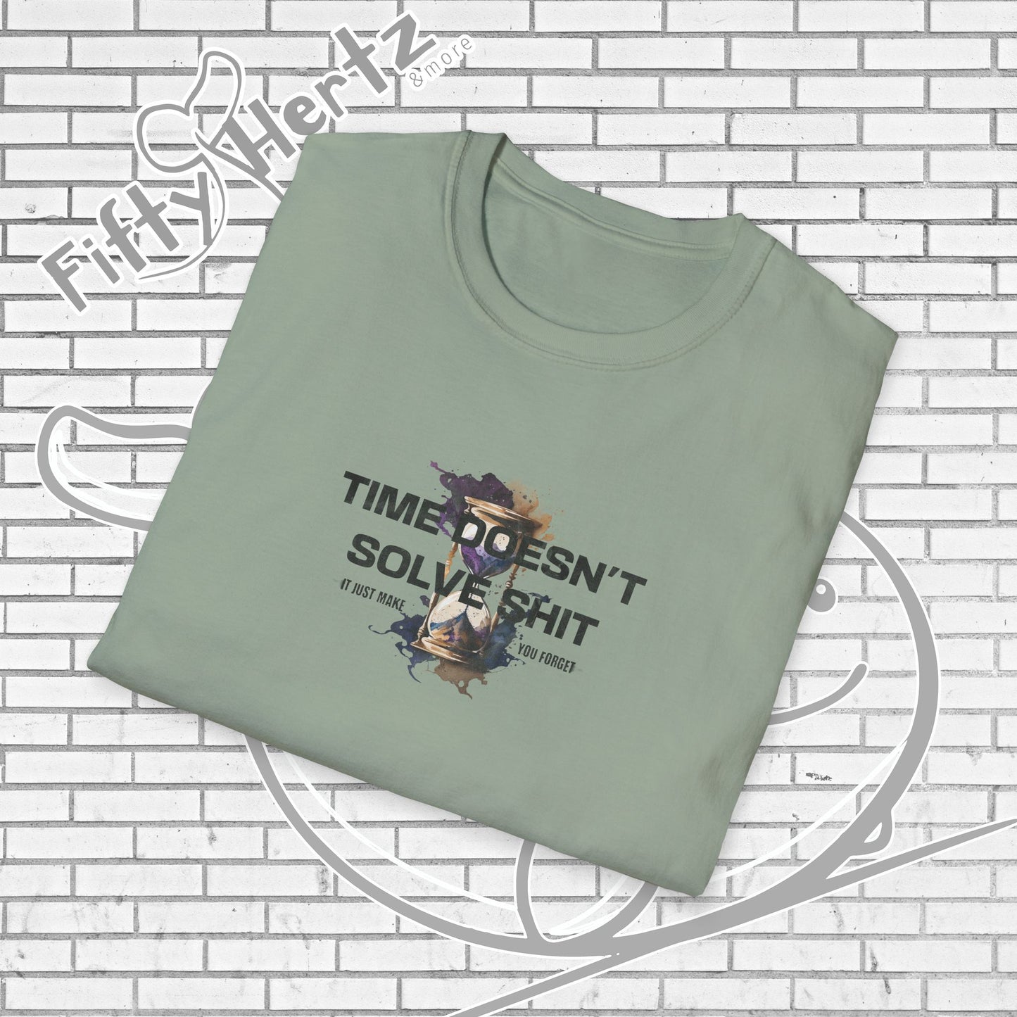 Time doesn't Solve (Light) Unisex T-Shirt