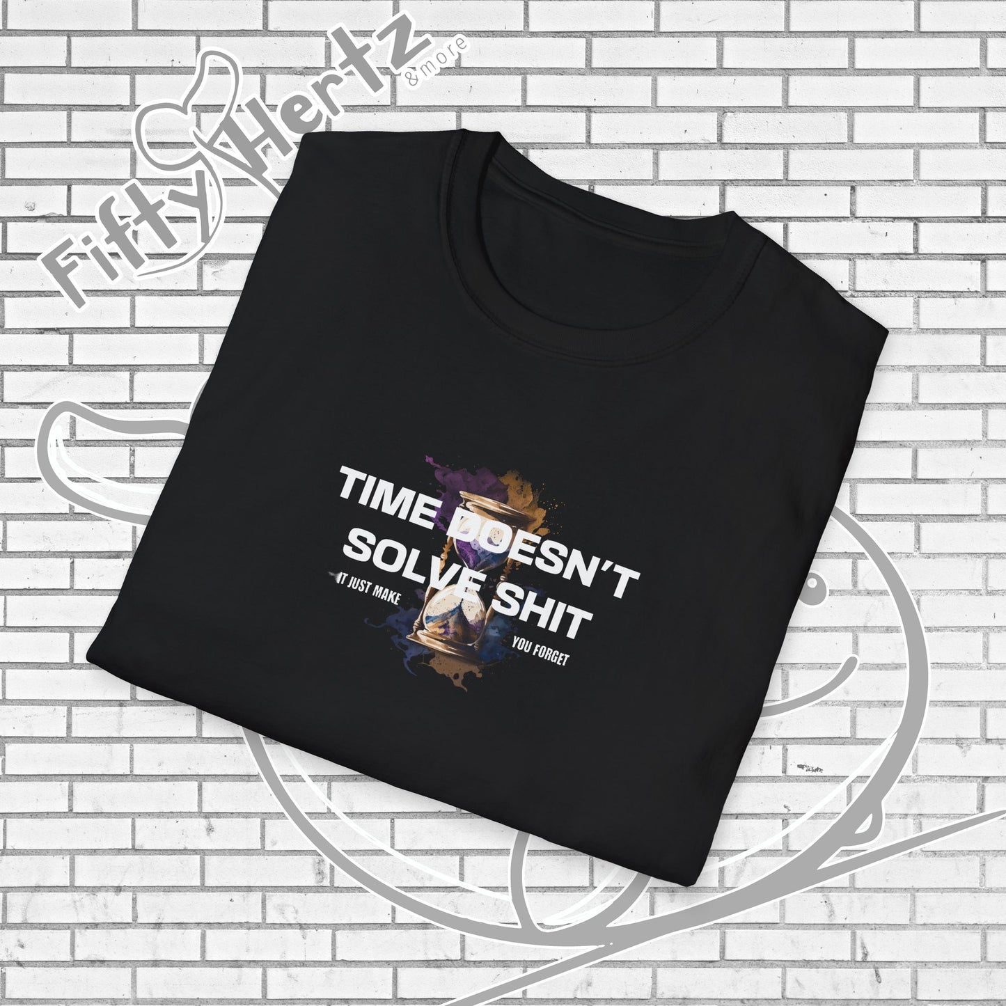Time doesn't Solve (Dark) Unisex T-Shirt