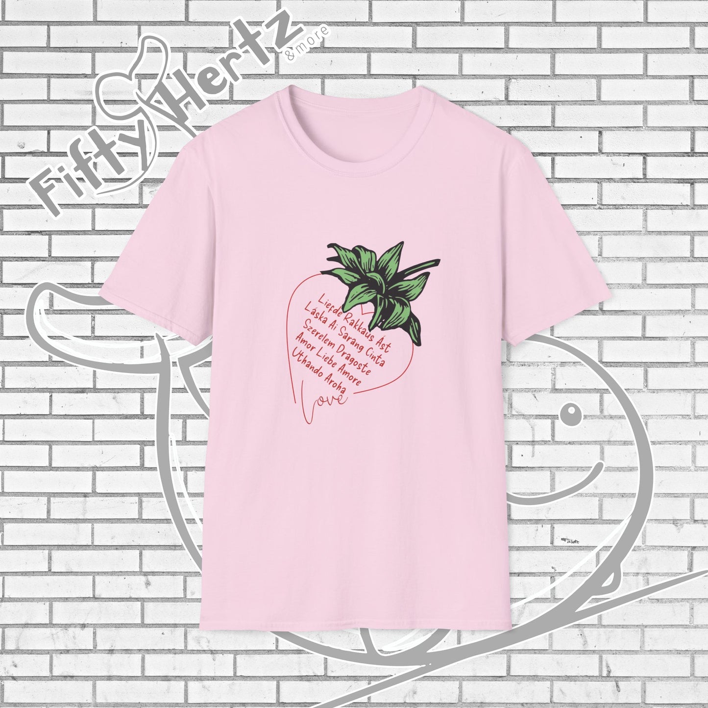 Strawberry Love Unisex T-Shirt