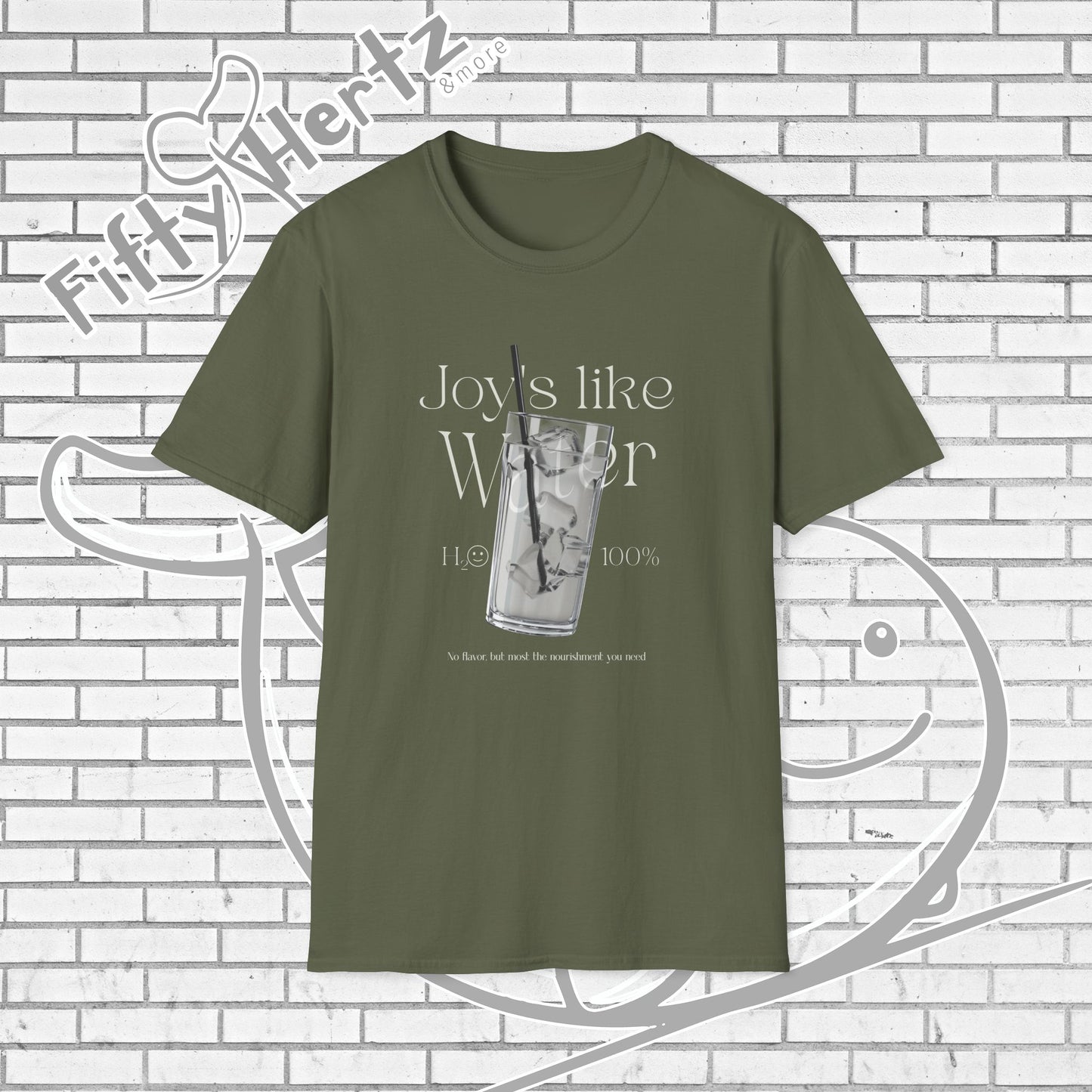 100% H2O (Dark) Unisex T-Shirt