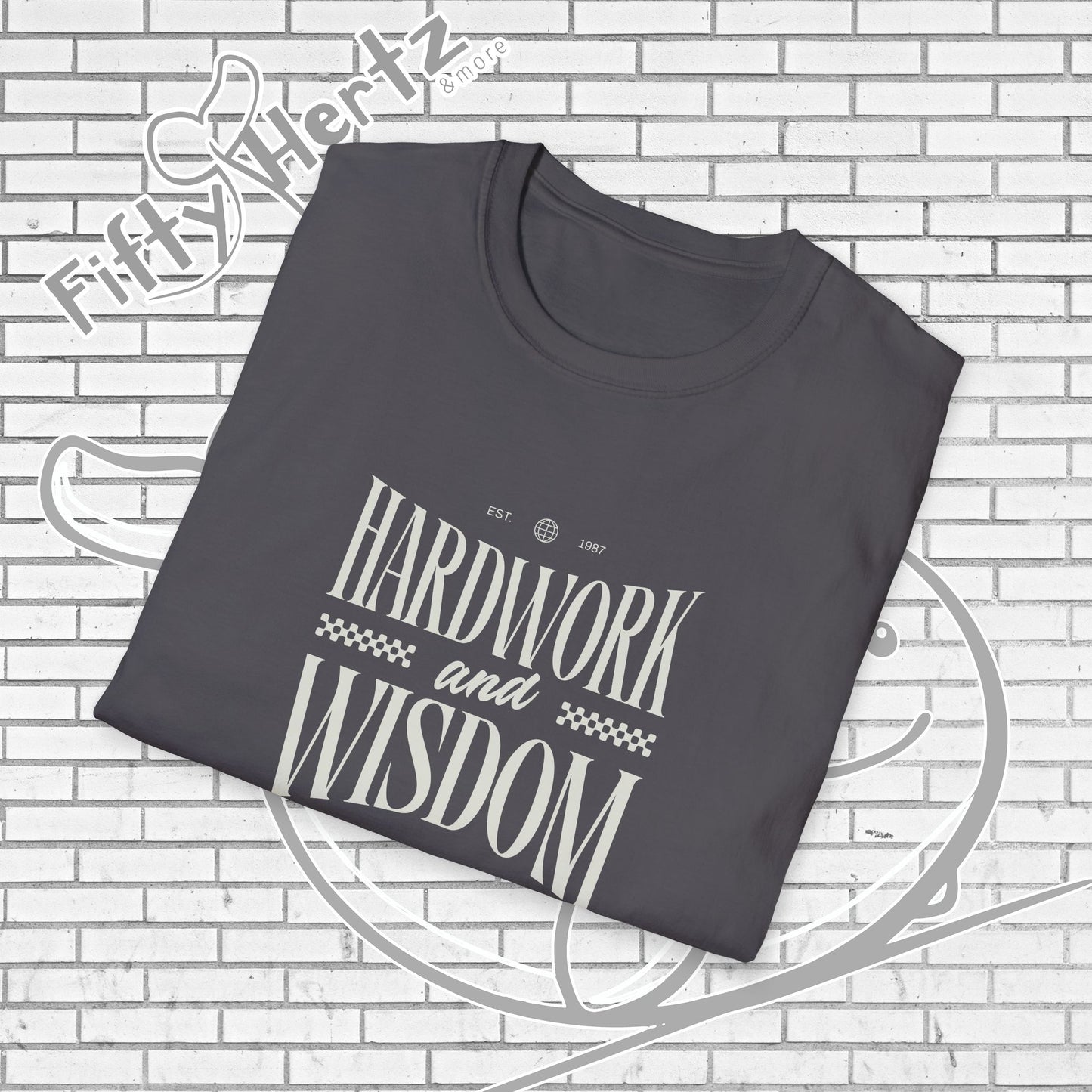 Hardwork & Wisdom (Dark) Unisex T-Shirt