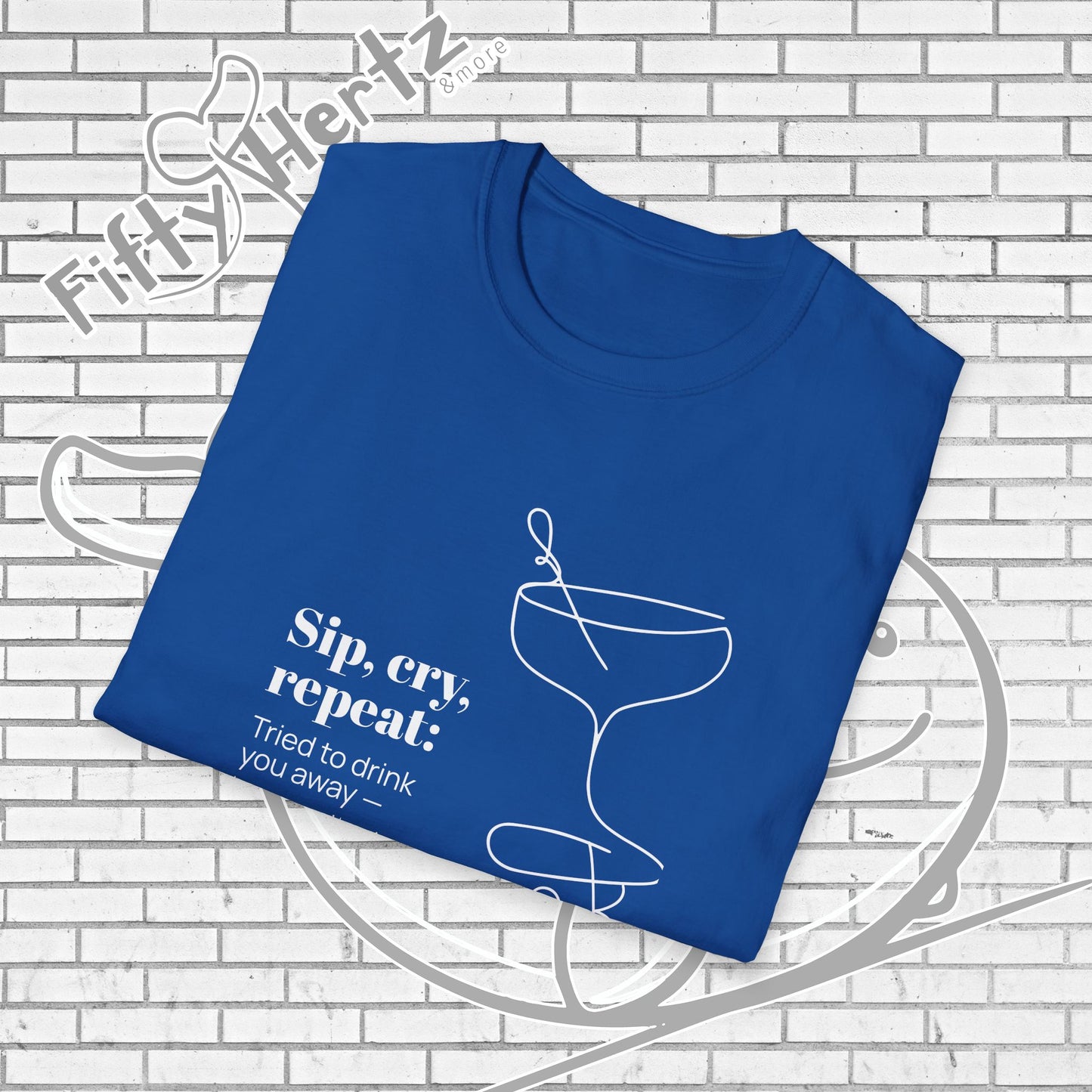 Sip, Cry, repeat (Dark) Unisex T-Shirt