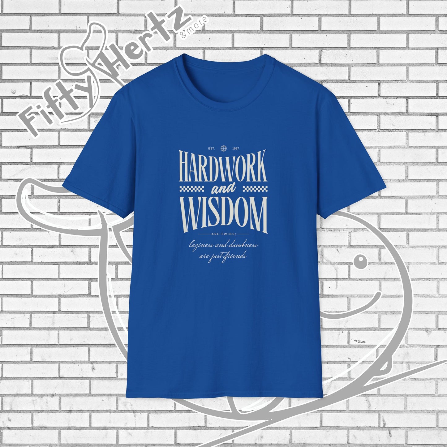 Hardwork & Wisdom (Dark) Unisex T-Shirt