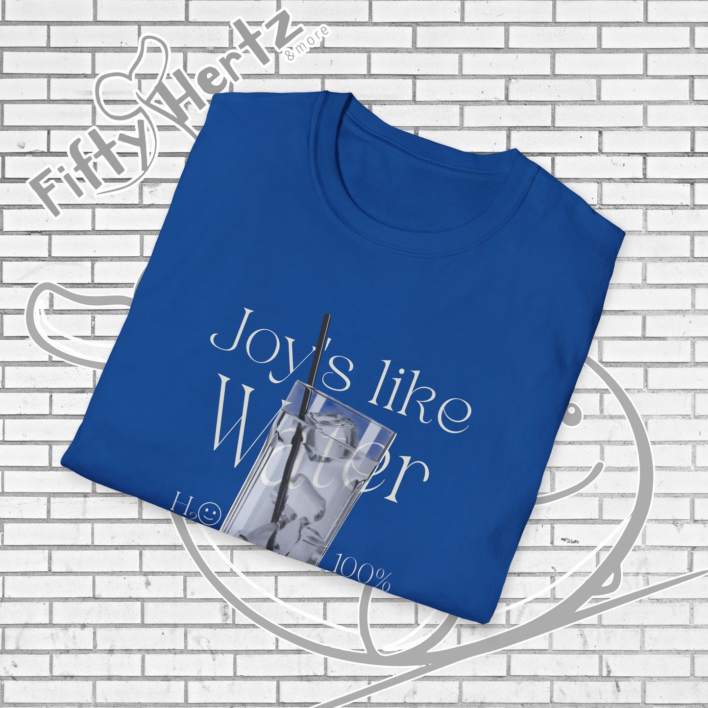 100% H2O (Dark) Unisex T-Shirt