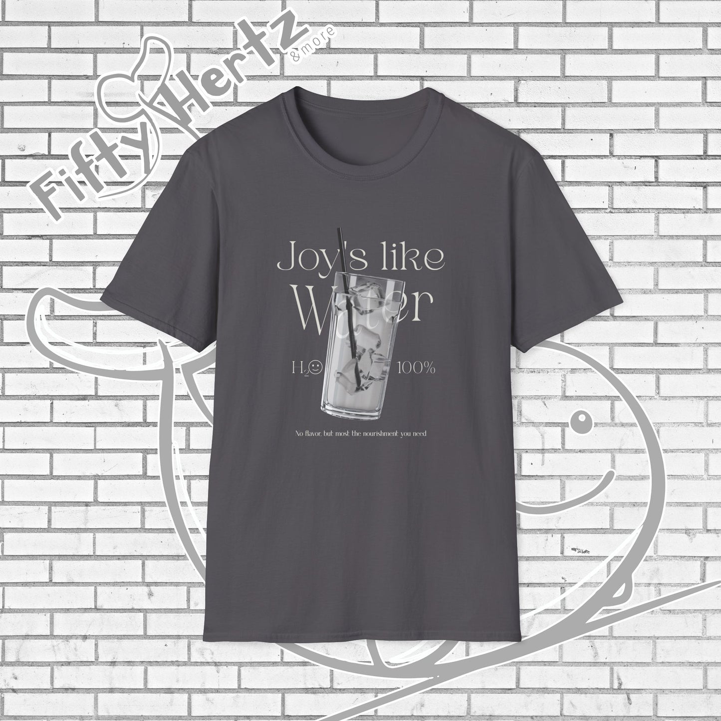 100% H2O (Dark) Unisex T-Shirt