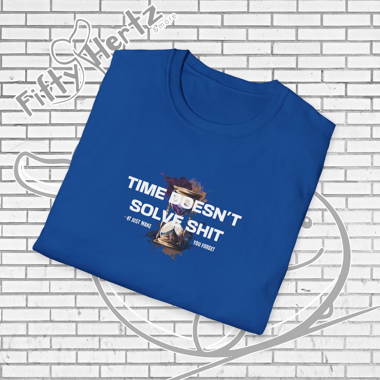 Time doesn't Solve (Dark) Unisex T-Shirt