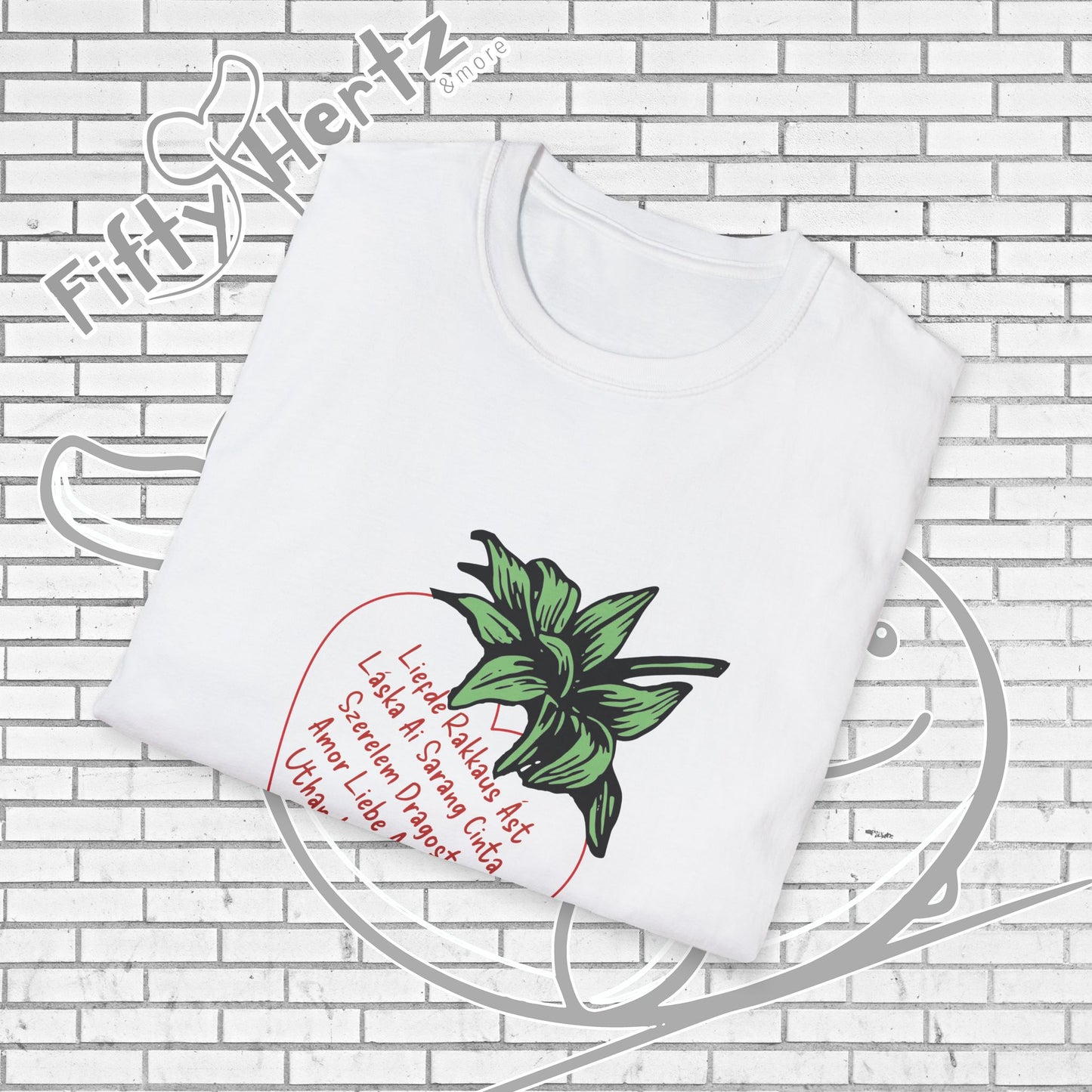 Strawberry Love Unisex T-Shirt