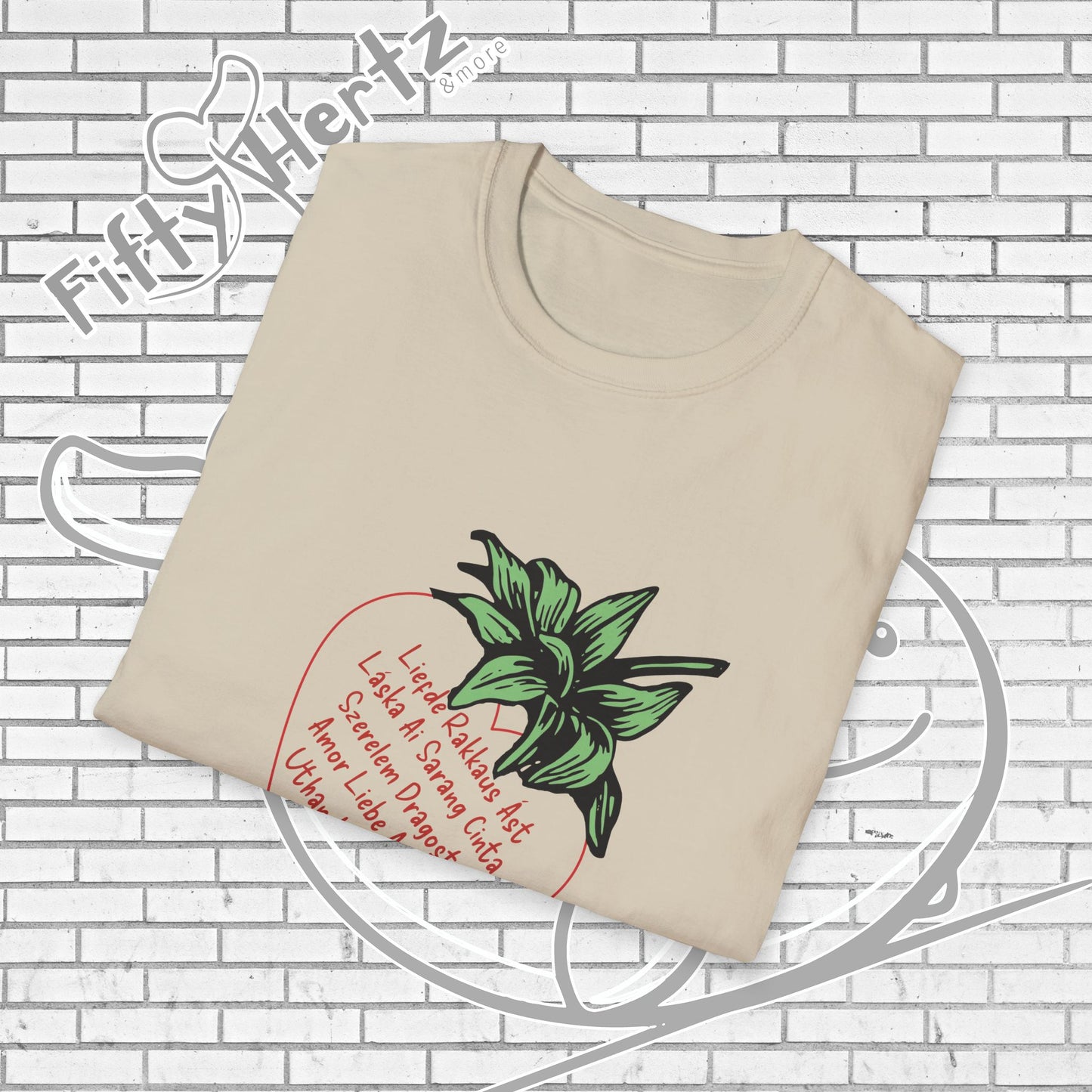 Strawberry Love Unisex T-Shirt