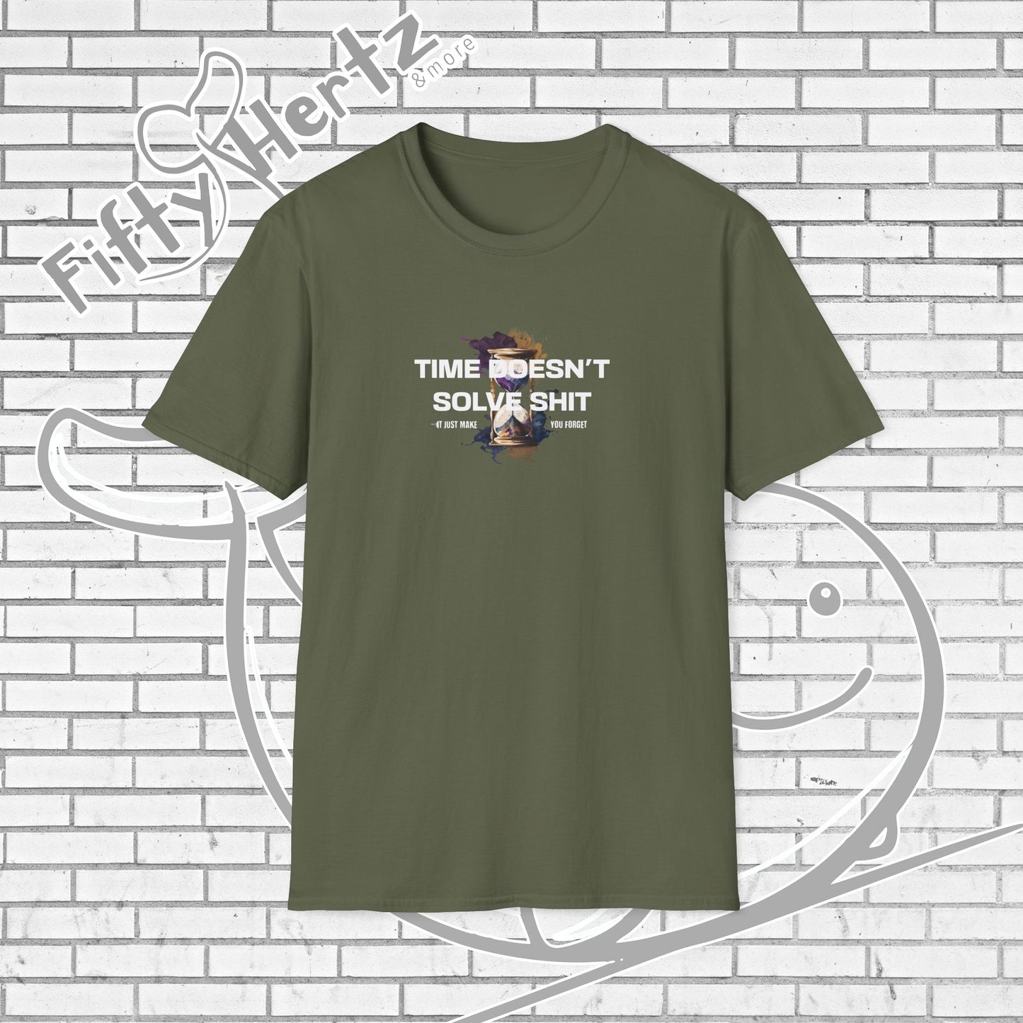 Time doesn't Solve (Dark) Unisex T-Shirt