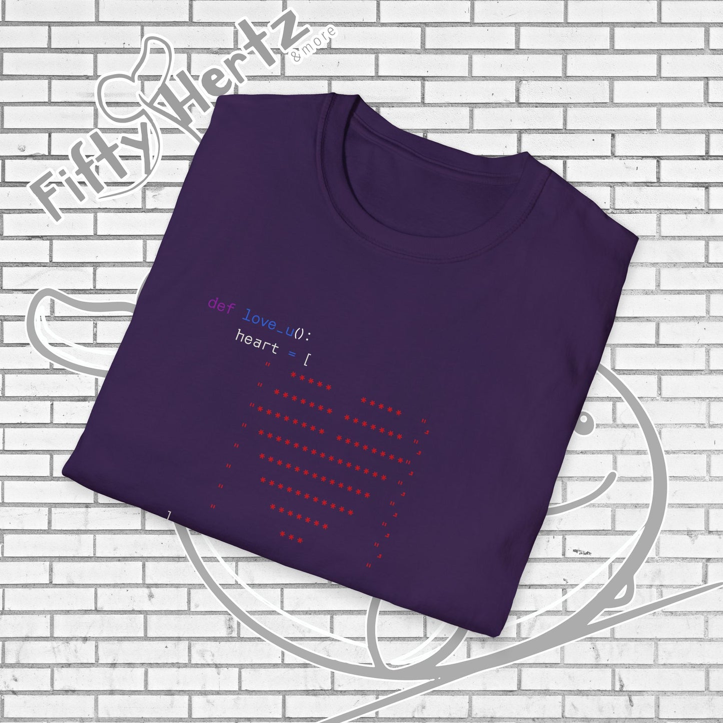 Coding for LOVE (Dark) Unisex T-Shirt