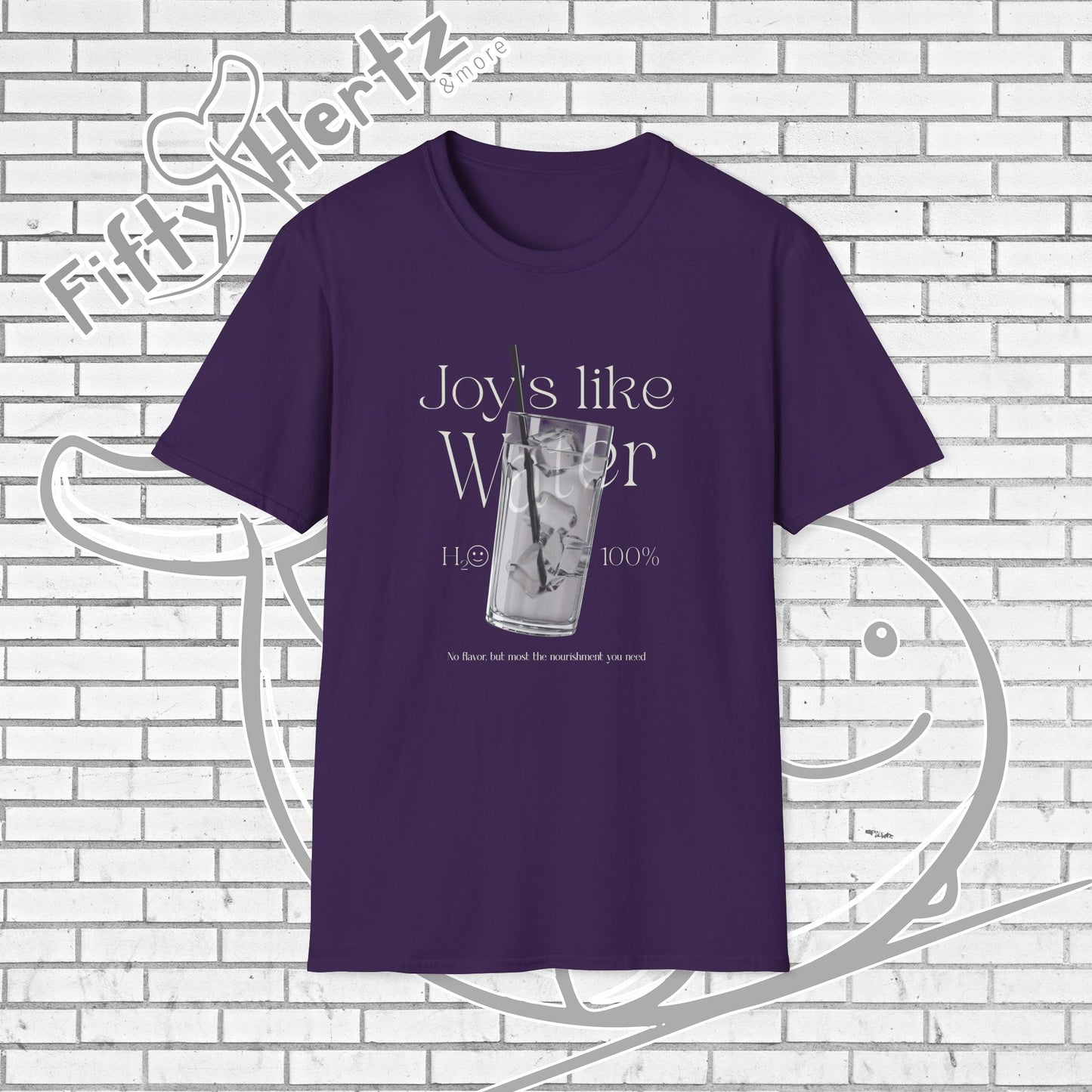 100% H2O (Dark) Unisex T-Shirt