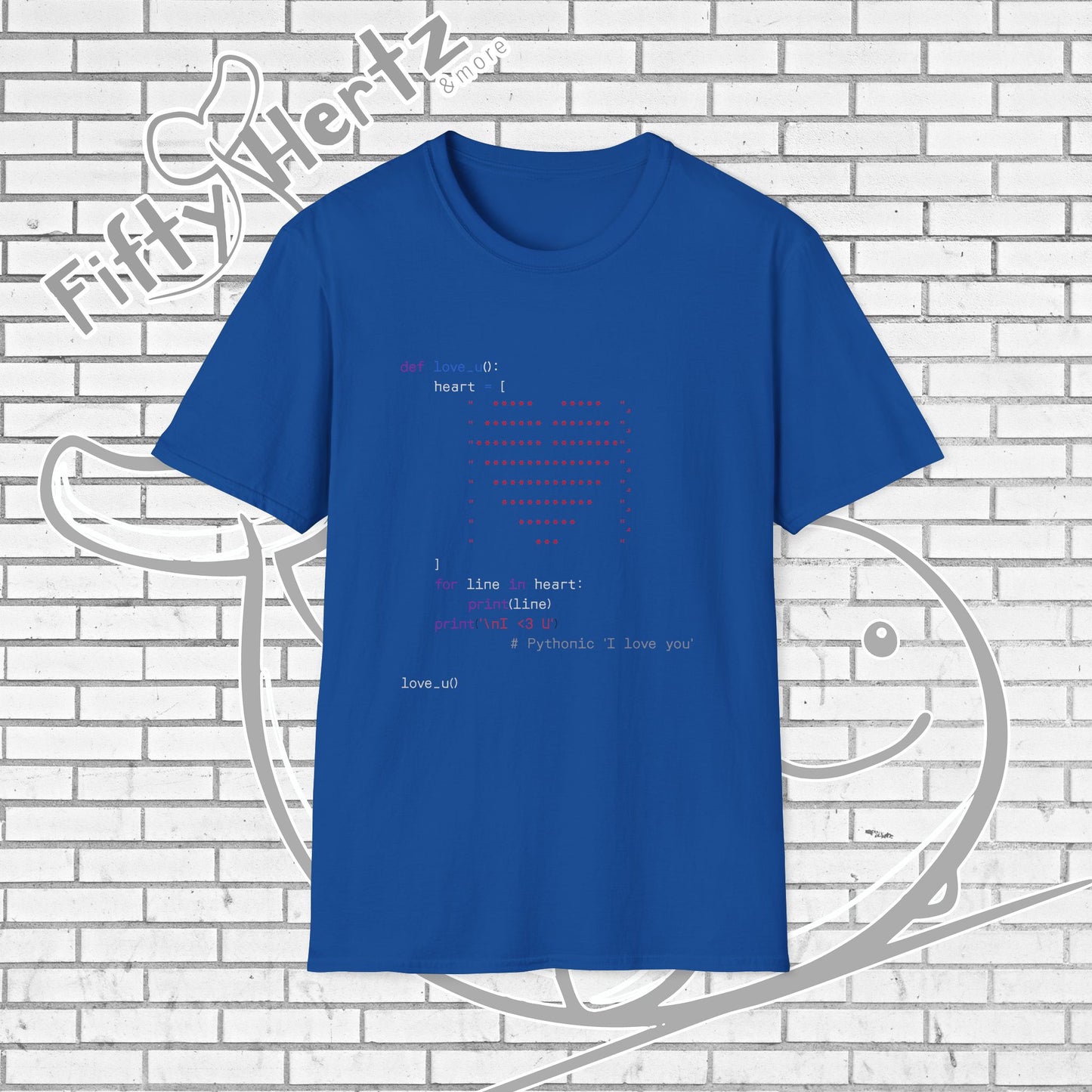 Coding for LOVE (Dark) Unisex T-Shirt