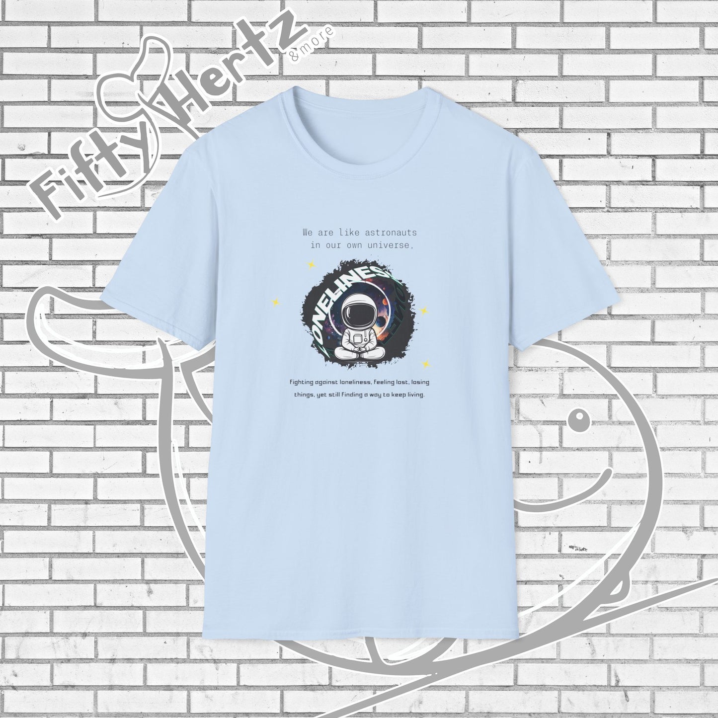 Lonely Universe (Light) Unisex T-shirt