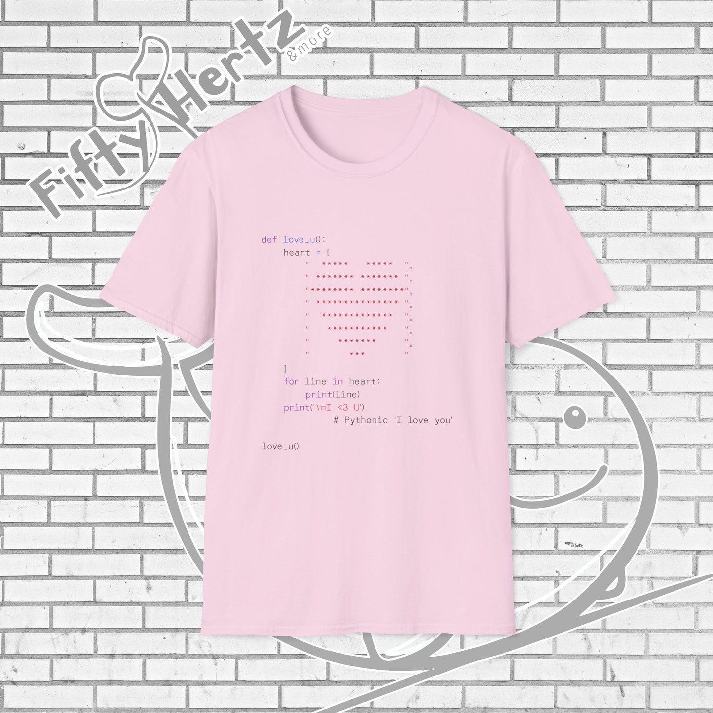 Coding for LOVE (Light) Unisex T-Shirt
