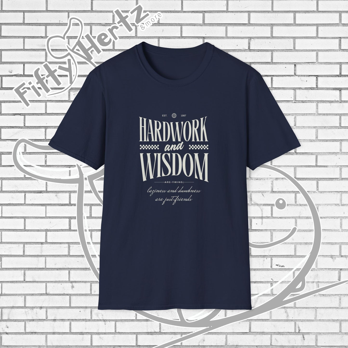 Hardwork & Wisdom (Dark) Unisex T-Shirt