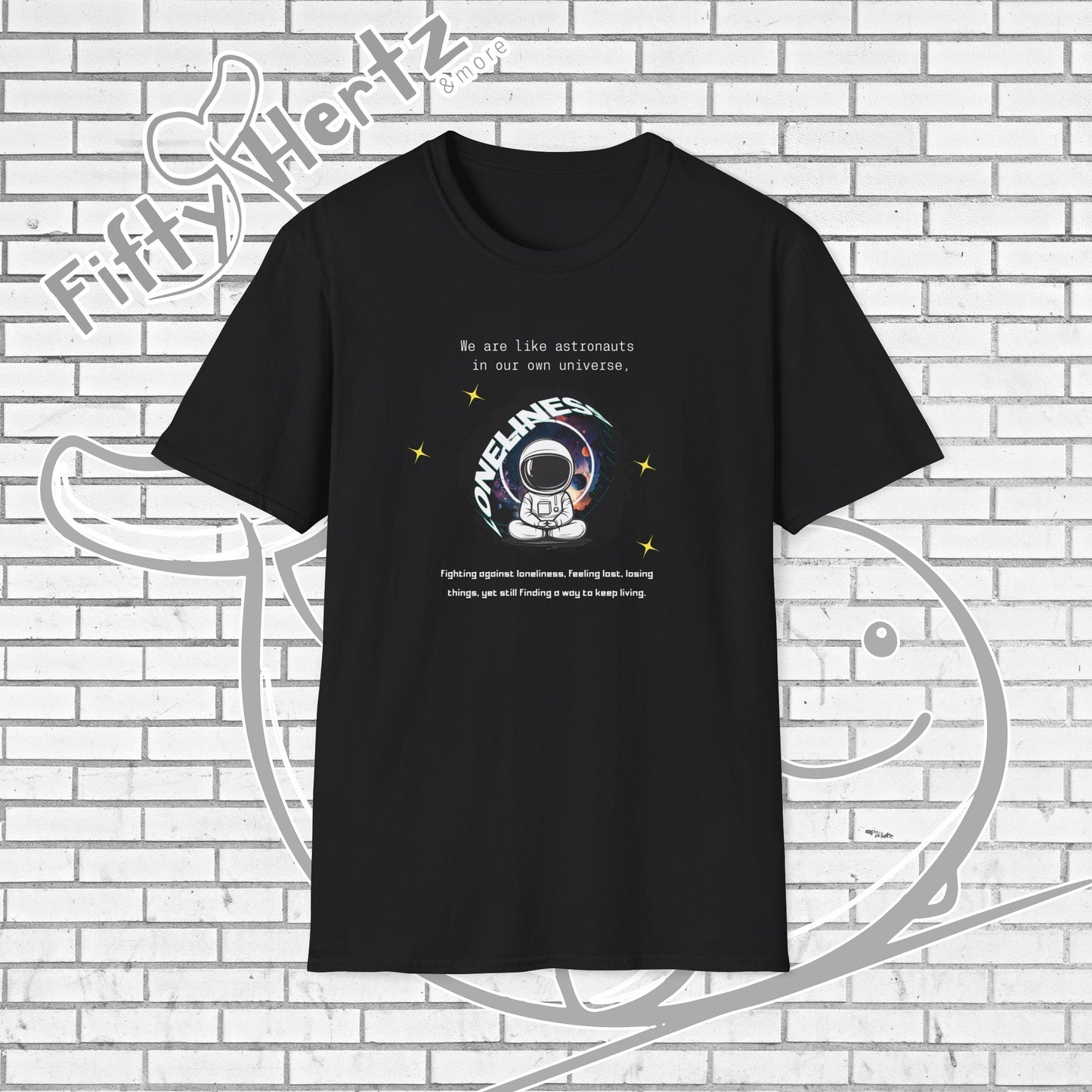 Lonely Universe (Dark) Unisex T-shirt