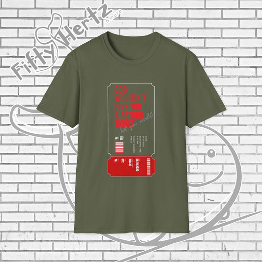Return Ticket (Dark) Unisex T-Shirt