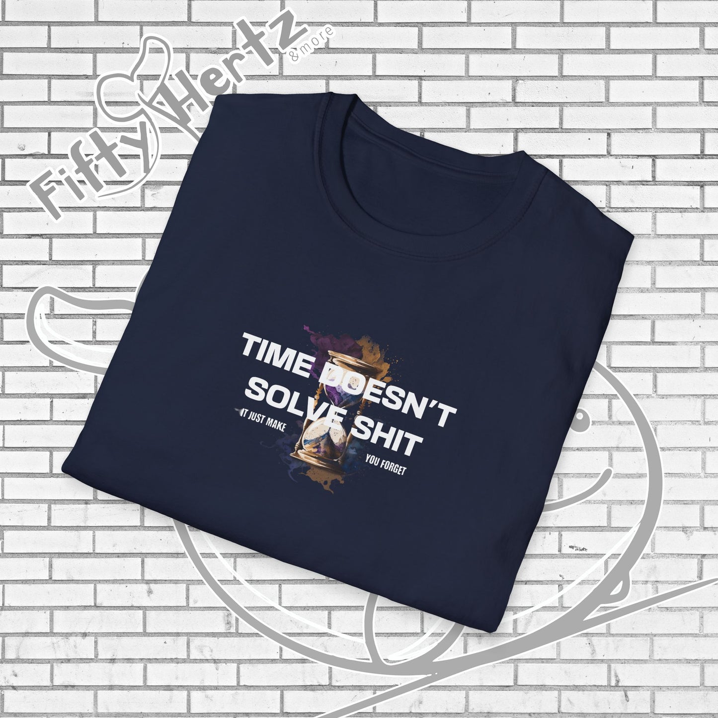 Time doesn't Solve (Dark) Unisex T-Shirt