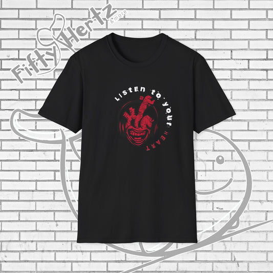 Listen to Heart (Dark) Unisex T-Shirt