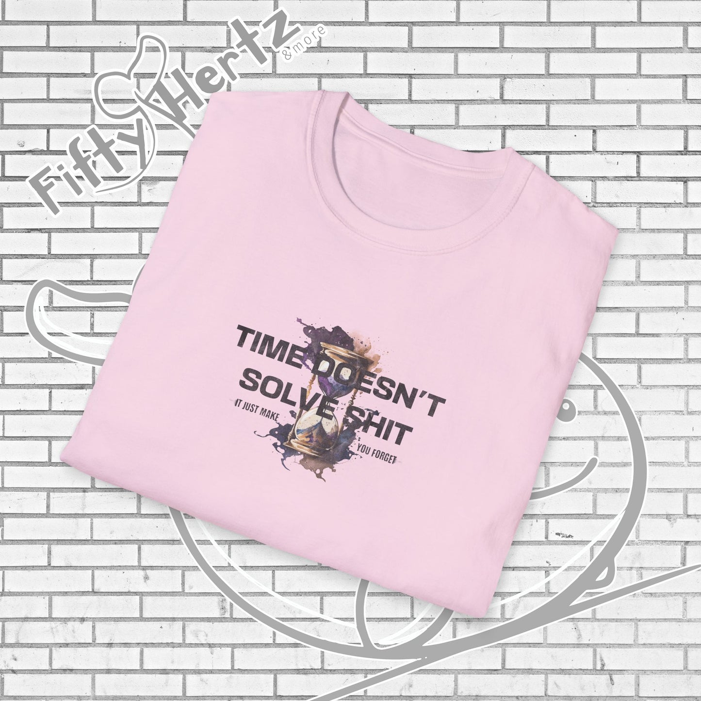 Time doesn't Solve (Light) Unisex T-Shirt
