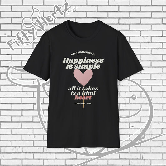 Simple Happiness (Dark) Unisex T-Shirt