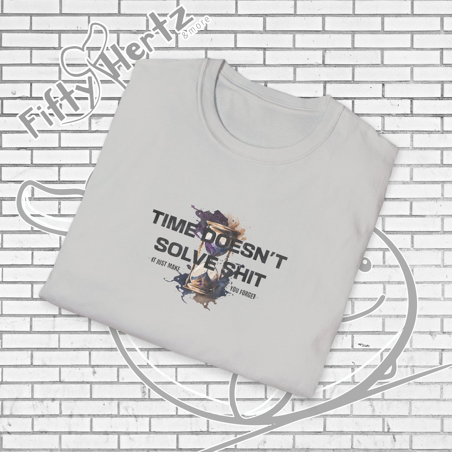 Time doesn't Solve (Light) Unisex T-Shirt