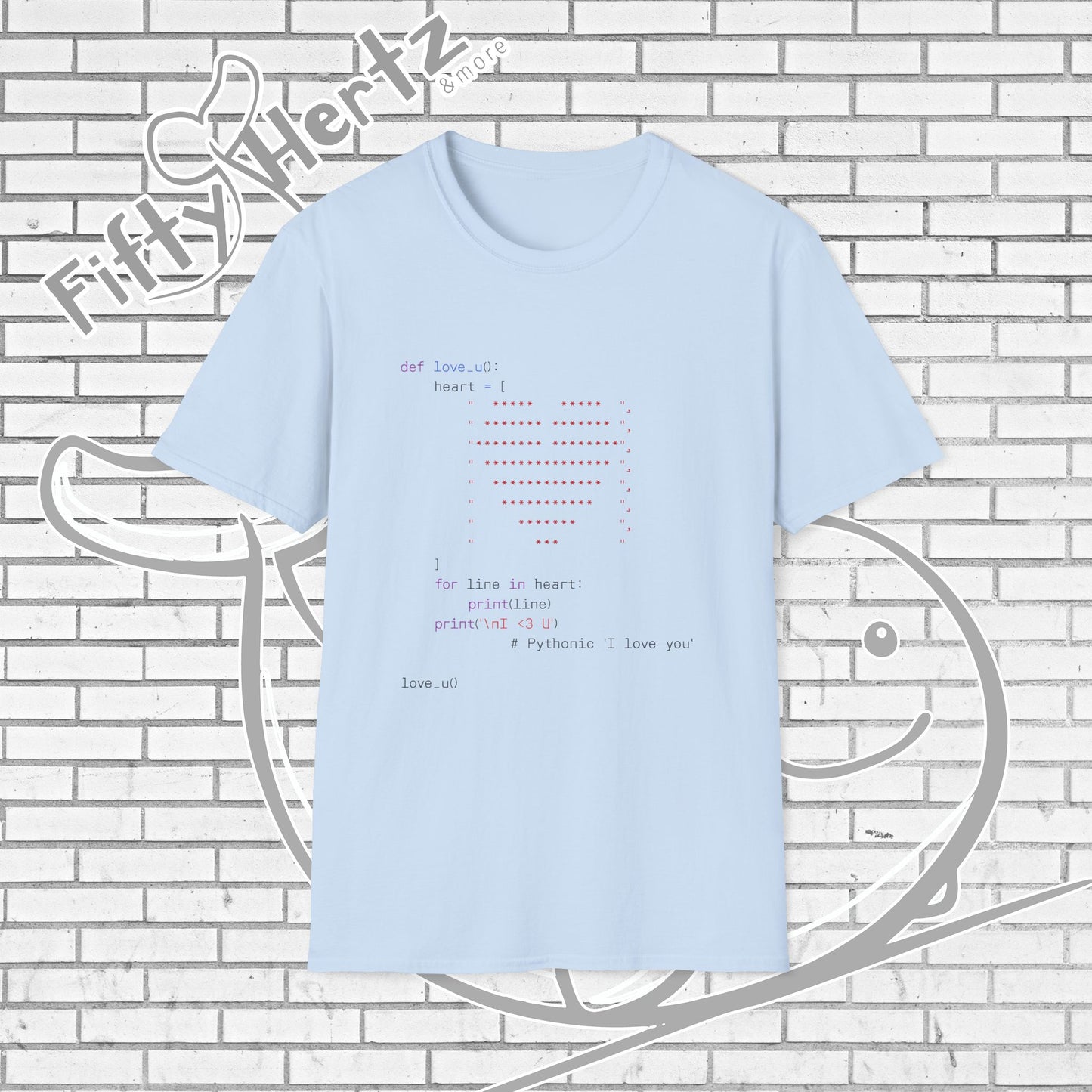 Coding for LOVE (Light) Unisex T-Shirt