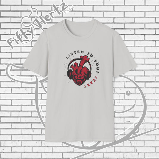 Listen to Heart (Light) Unisex T-Shirt