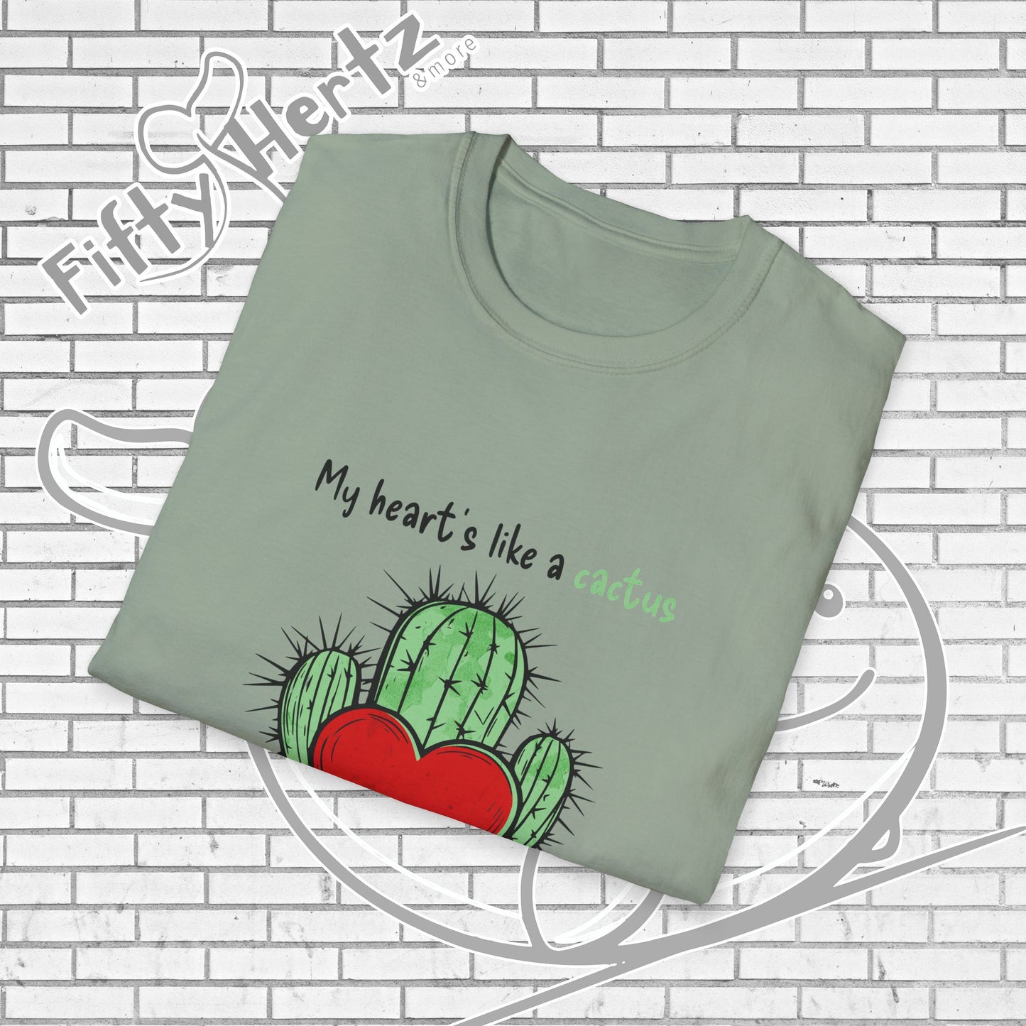 Heart's like a Cactus Unisex T-Shirt