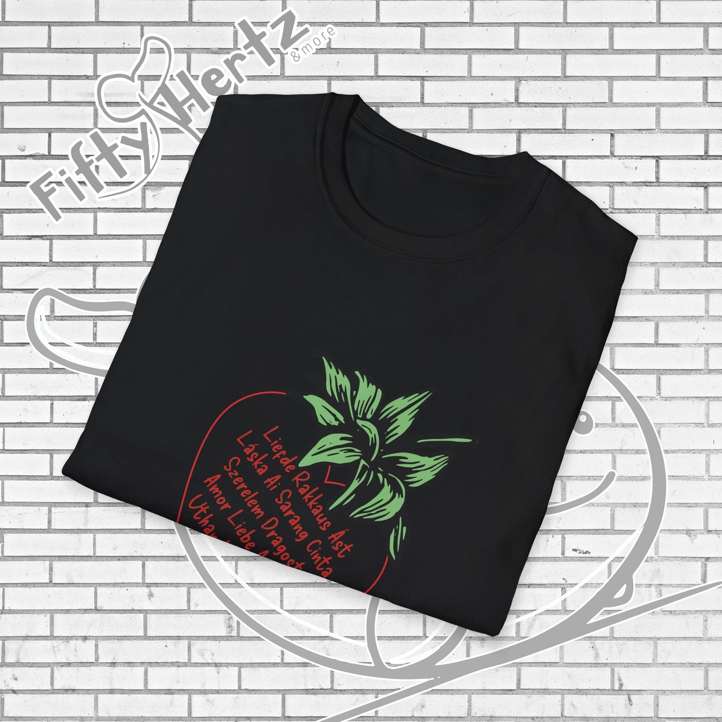 Strawberry Love Unisex T-Shirt