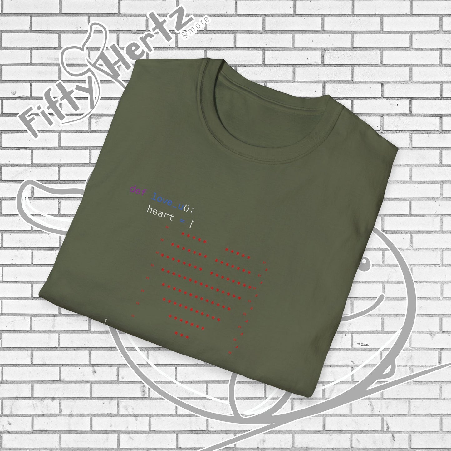 Coding for LOVE (Dark) Unisex T-Shirt