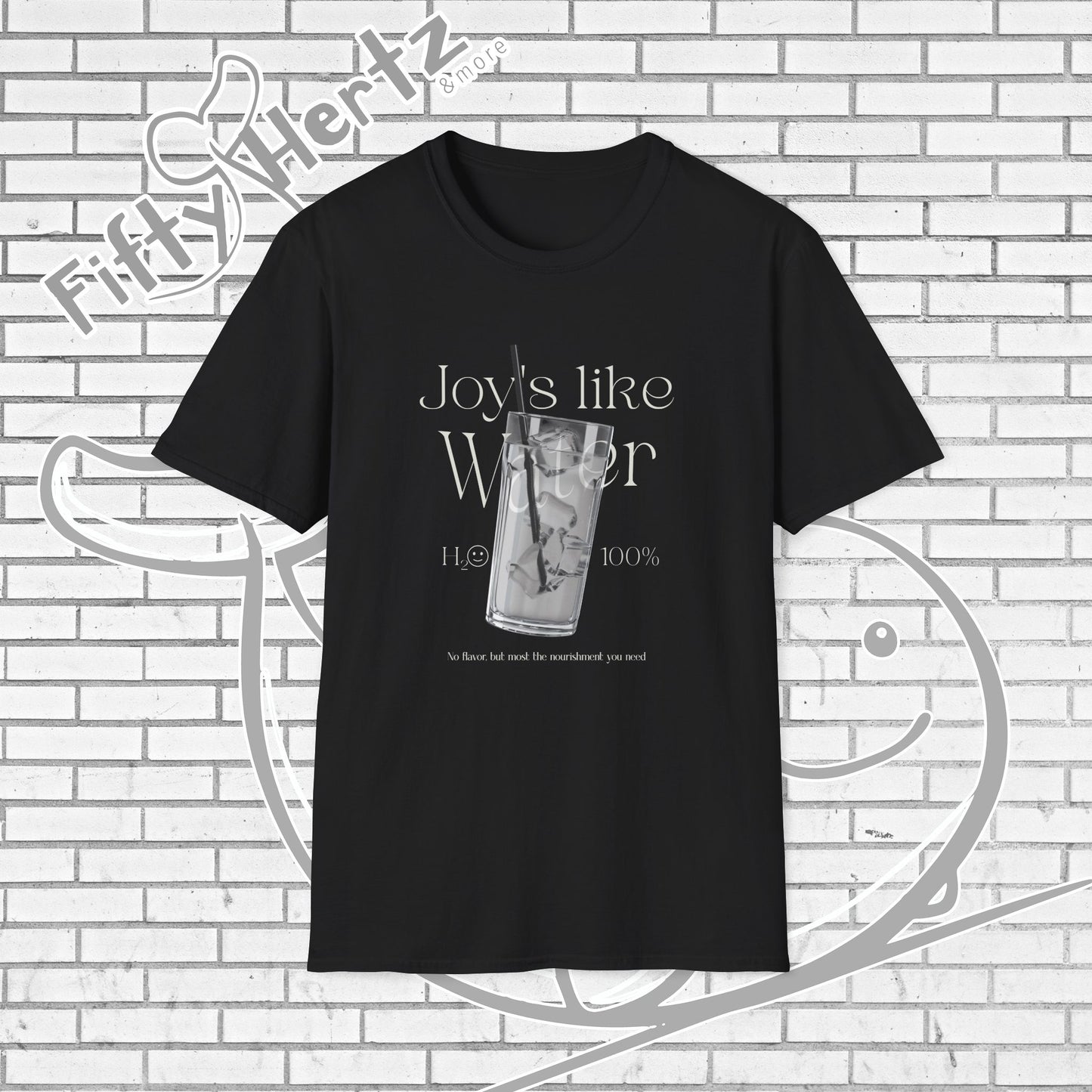 100% H2O (Dark) Unisex T-Shirt