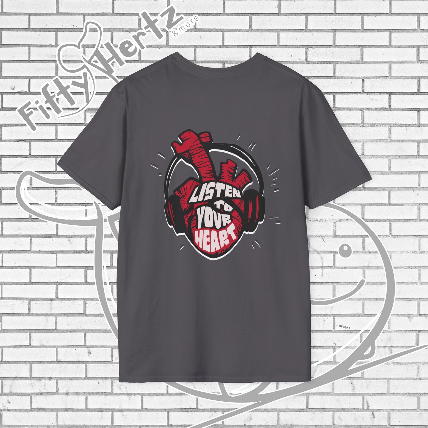 Listen to Heart (Dark) Unisex T-Shirt