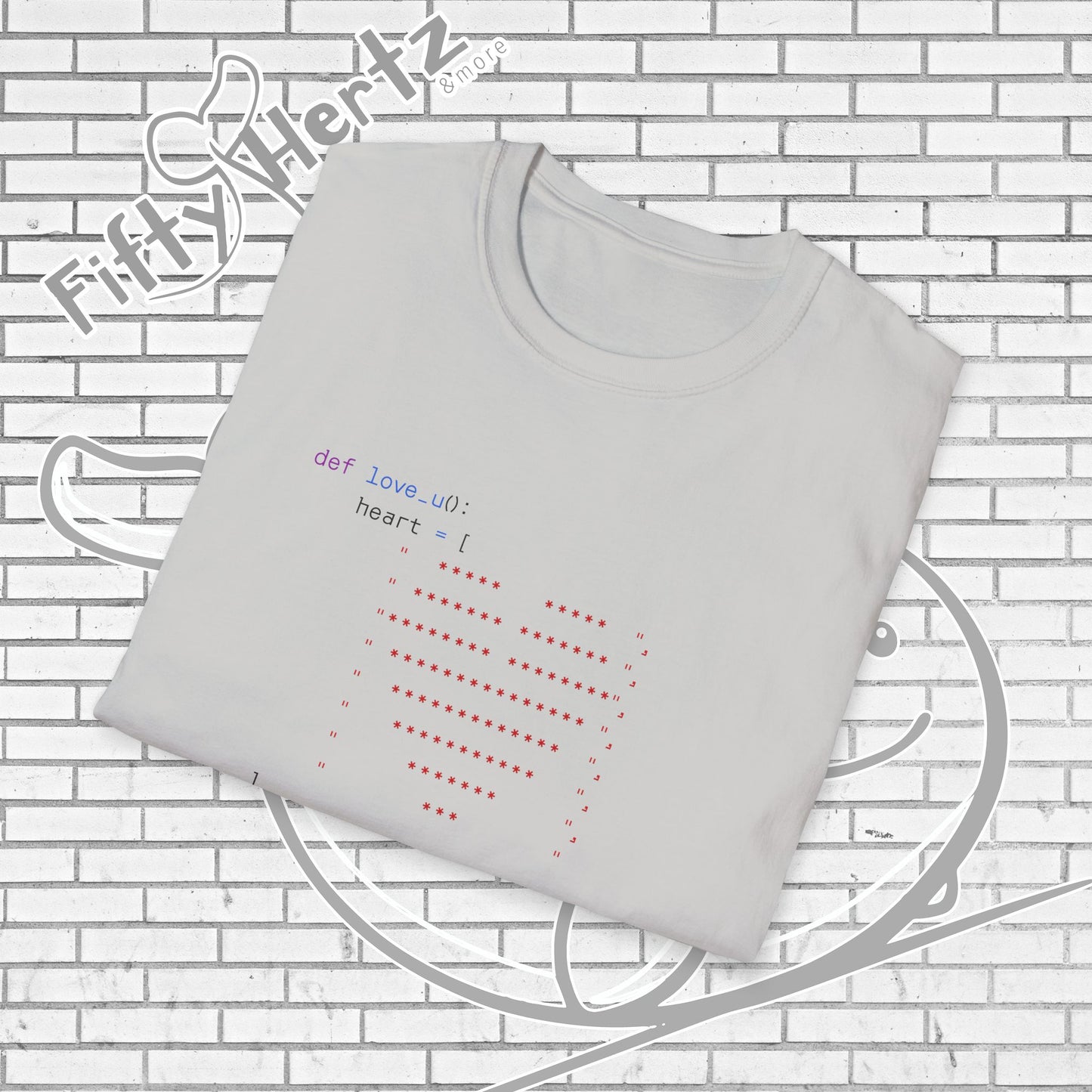 Coding for LOVE (Light) Unisex T-Shirt