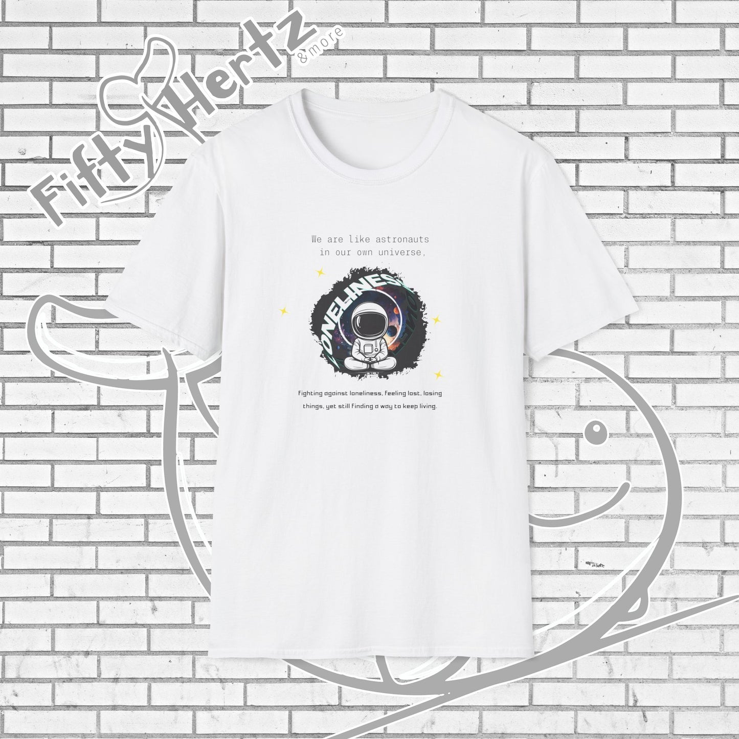 Lonely Universe (Light) Unisex T-shirt