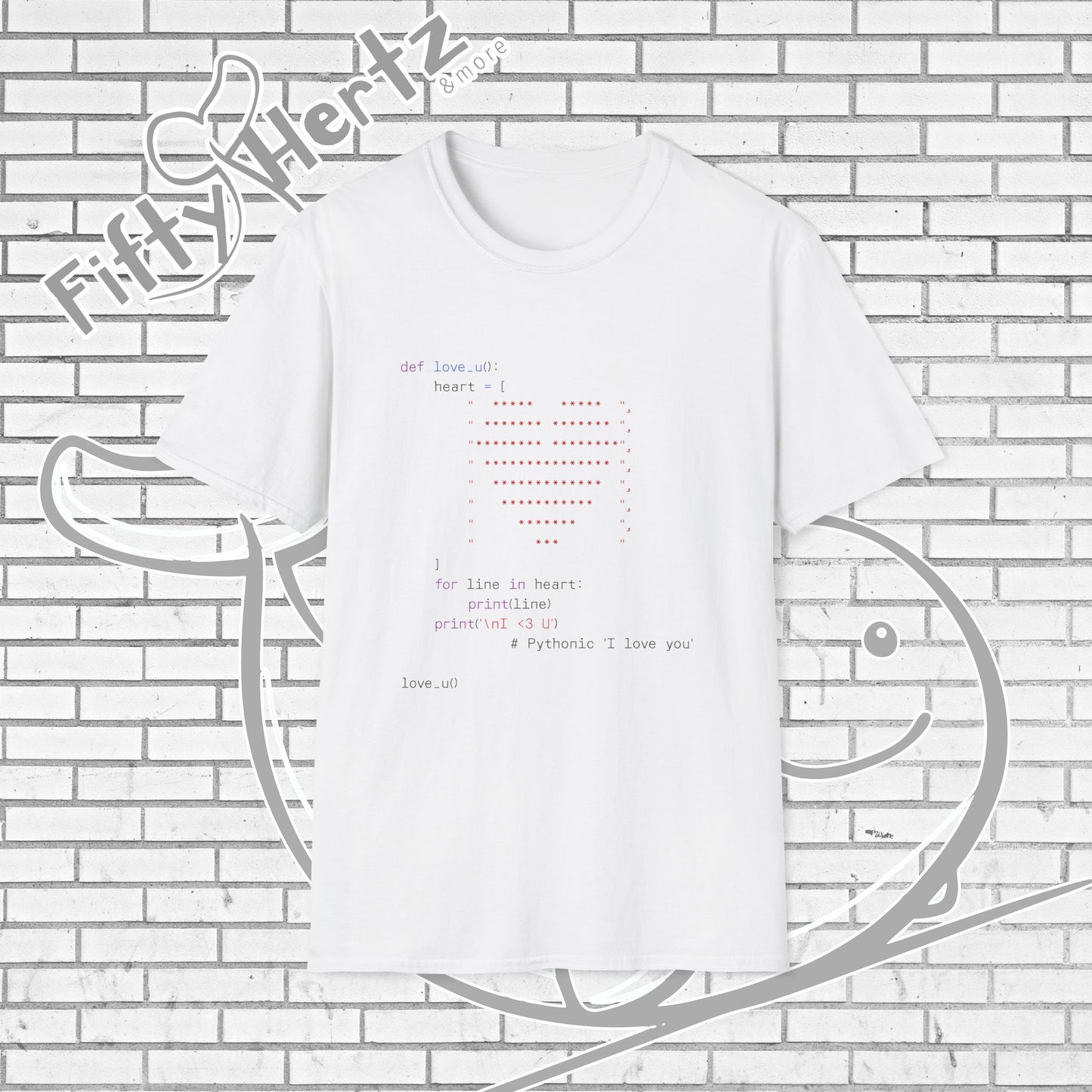Coding for LOVE (Light) Unisex T-Shirt